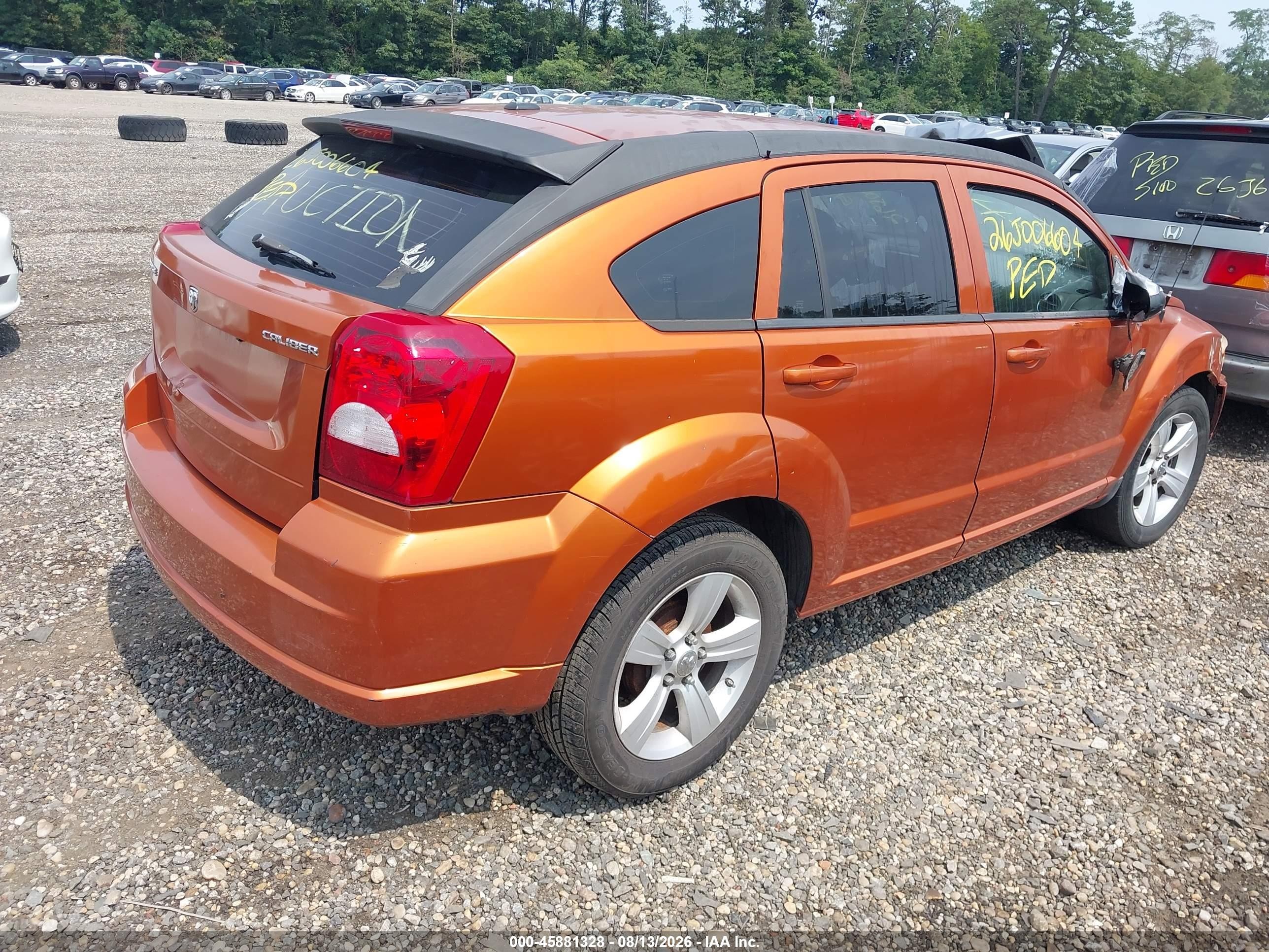 2011 Dodge Caliber Mainstreet Orange vin: 1B3CB3HA3BD132768