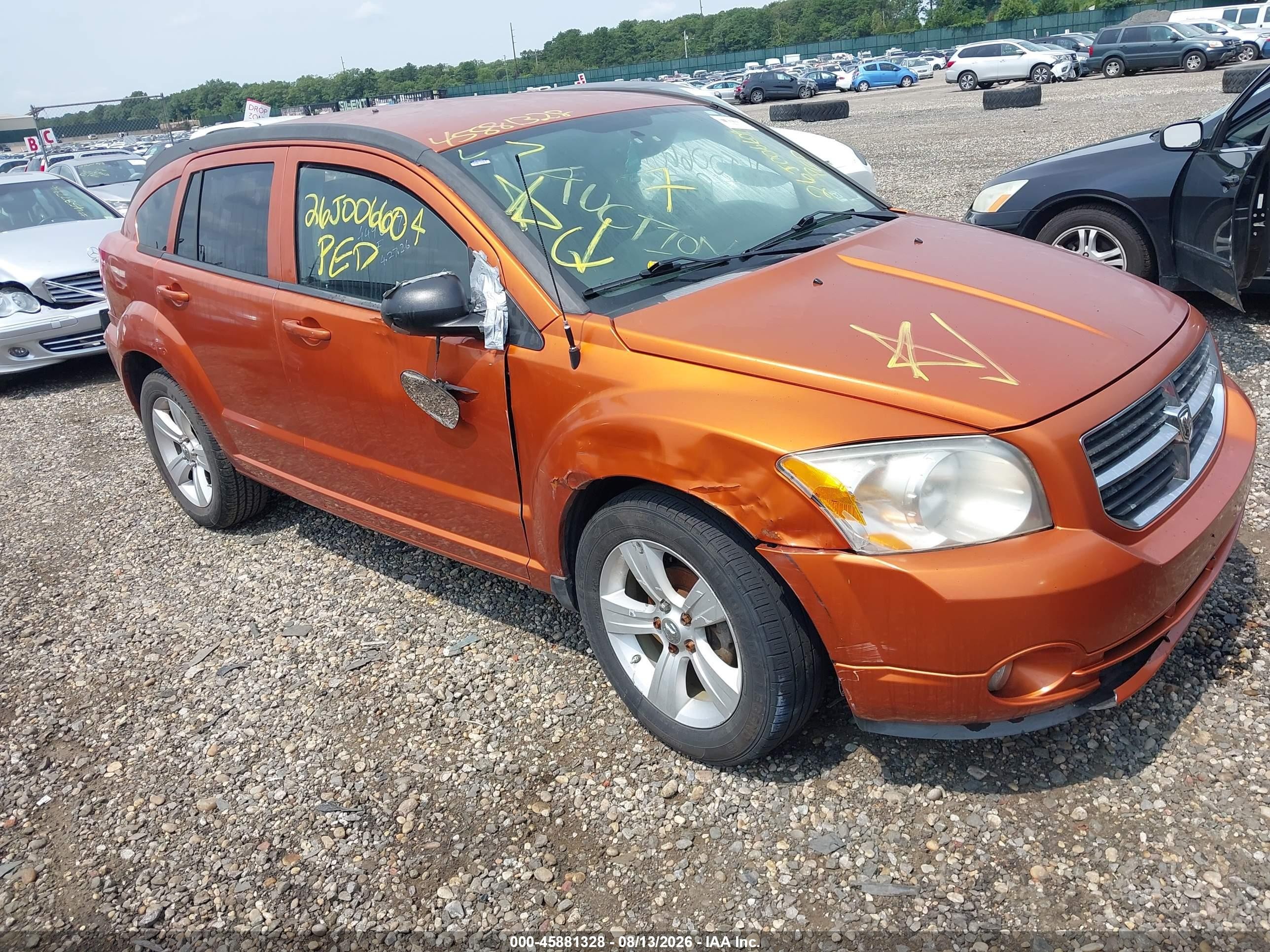 2011 Dodge Caliber Mainstreet Orange vin: 1B3CB3HA3BD132768