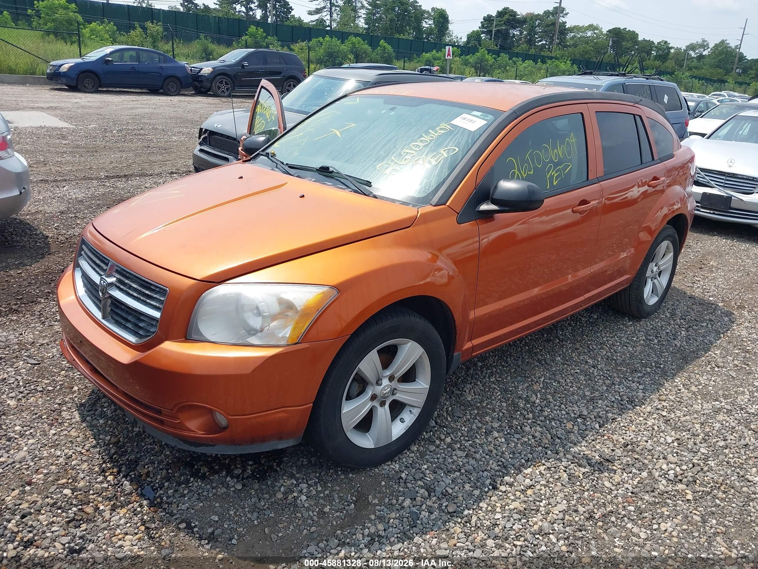2011 Dodge Caliber Mainstreet Orange vin: 1B3CB3HA3BD132768