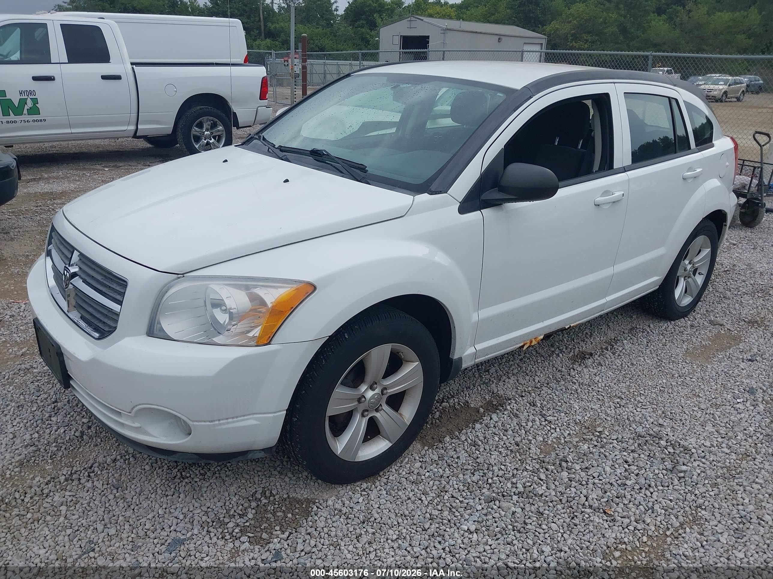 2011 Dodge Caliber Mainstreet Белый vin: 1B3CB3HA3BD237732