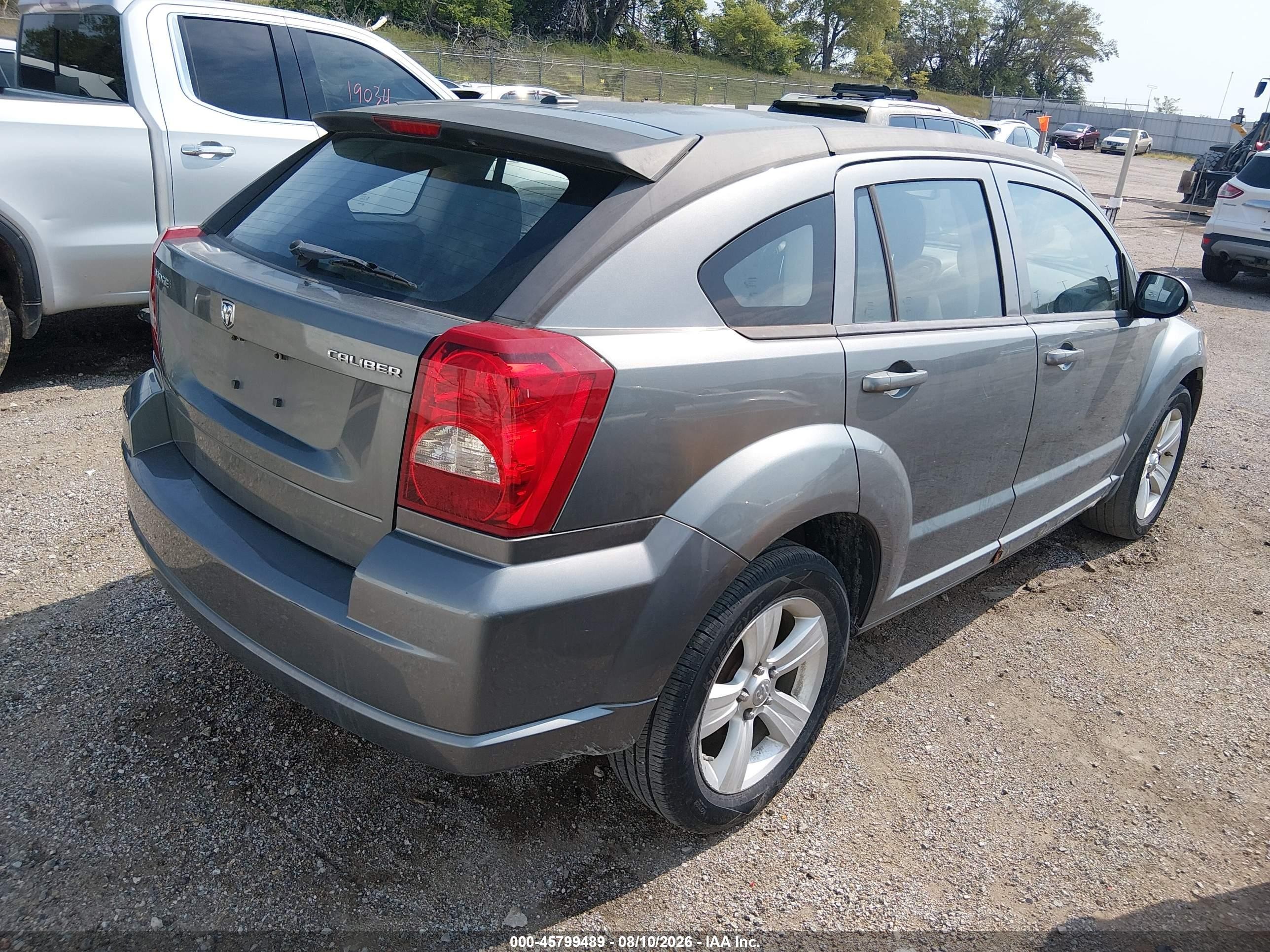 2011 Dodge Caliber Mainstreet Gray vin: 1B3CB3HA3BD269130