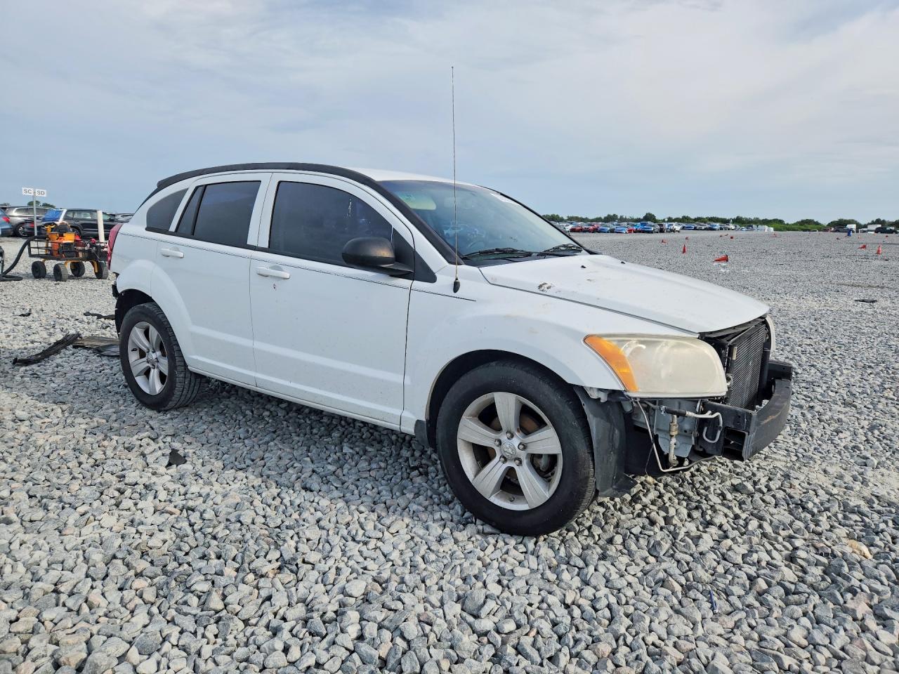 2011 Dodge Caliber Mainstreet White vin: 1B3CB3HA3BD298000