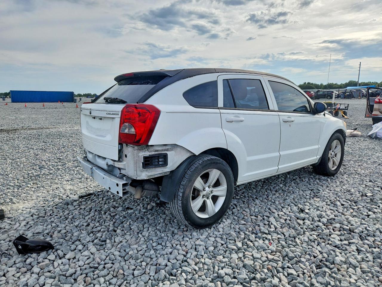 2011 Dodge Caliber Mainstreet White vin: 1B3CB3HA3BD298000