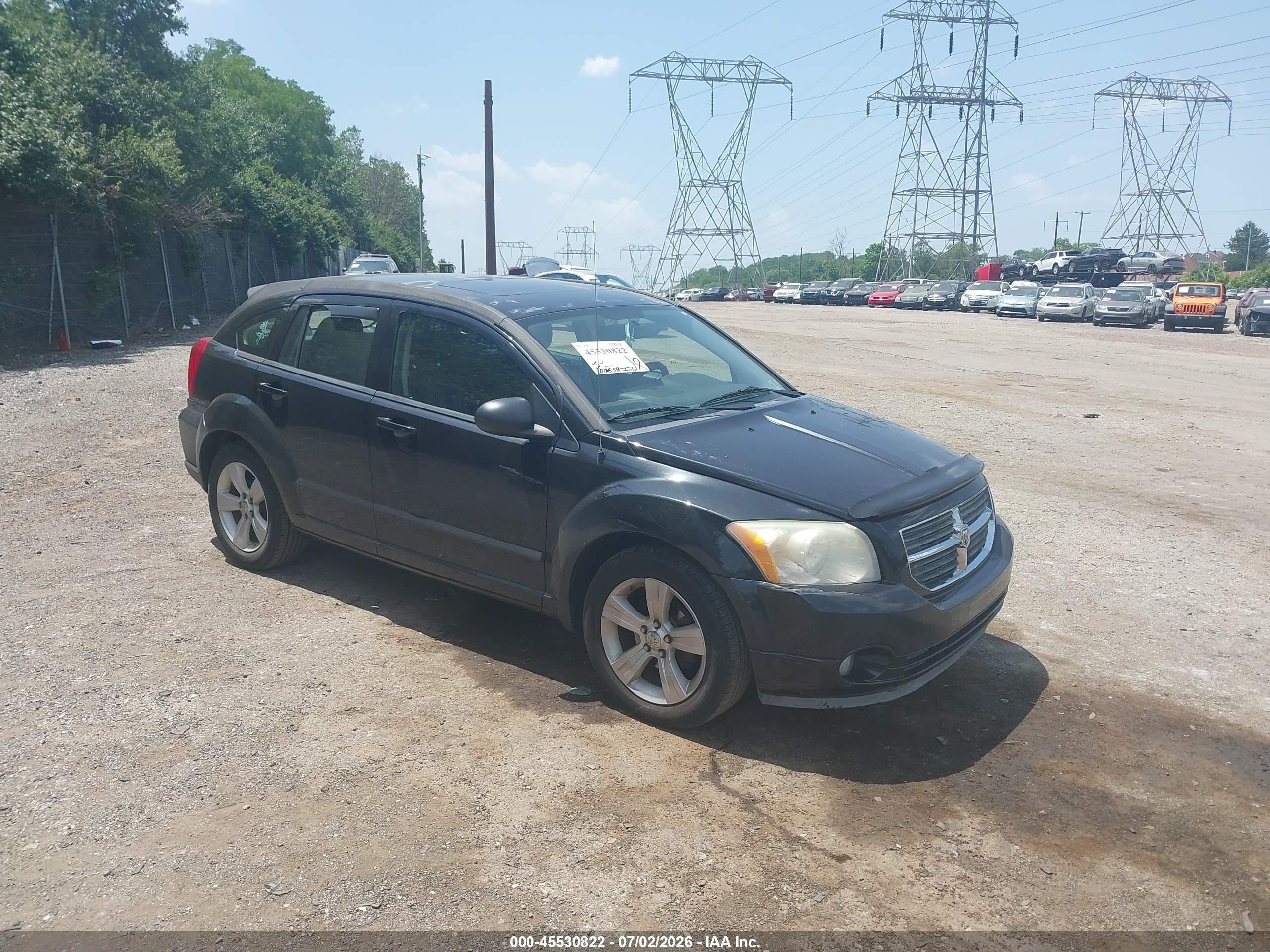 2011 Dodge Caliber Mainstreet Black vin: 1B3CB3HA5BD163276