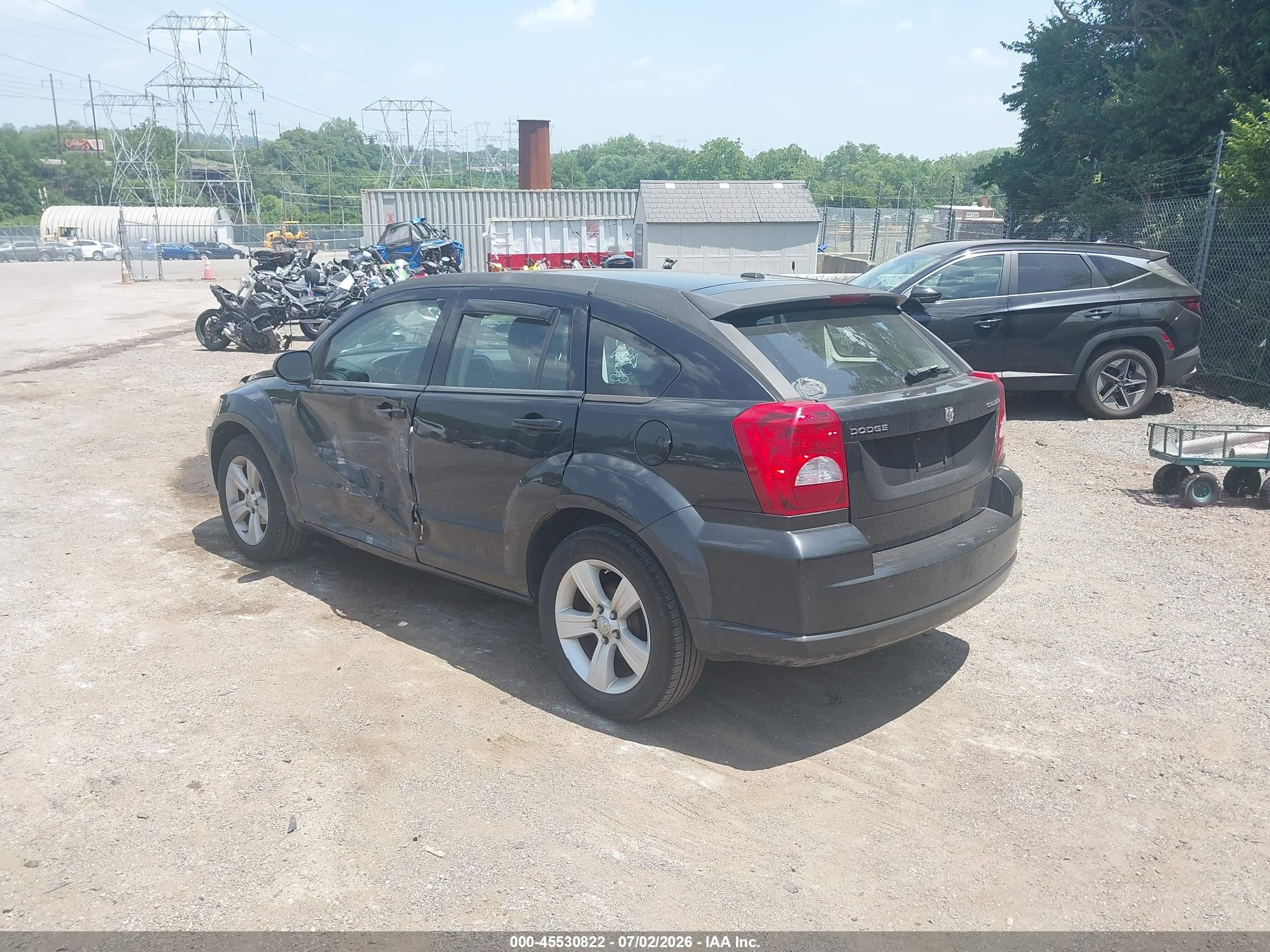 2011 Dodge Caliber Mainstreet Black vin: 1B3CB3HA5BD163276