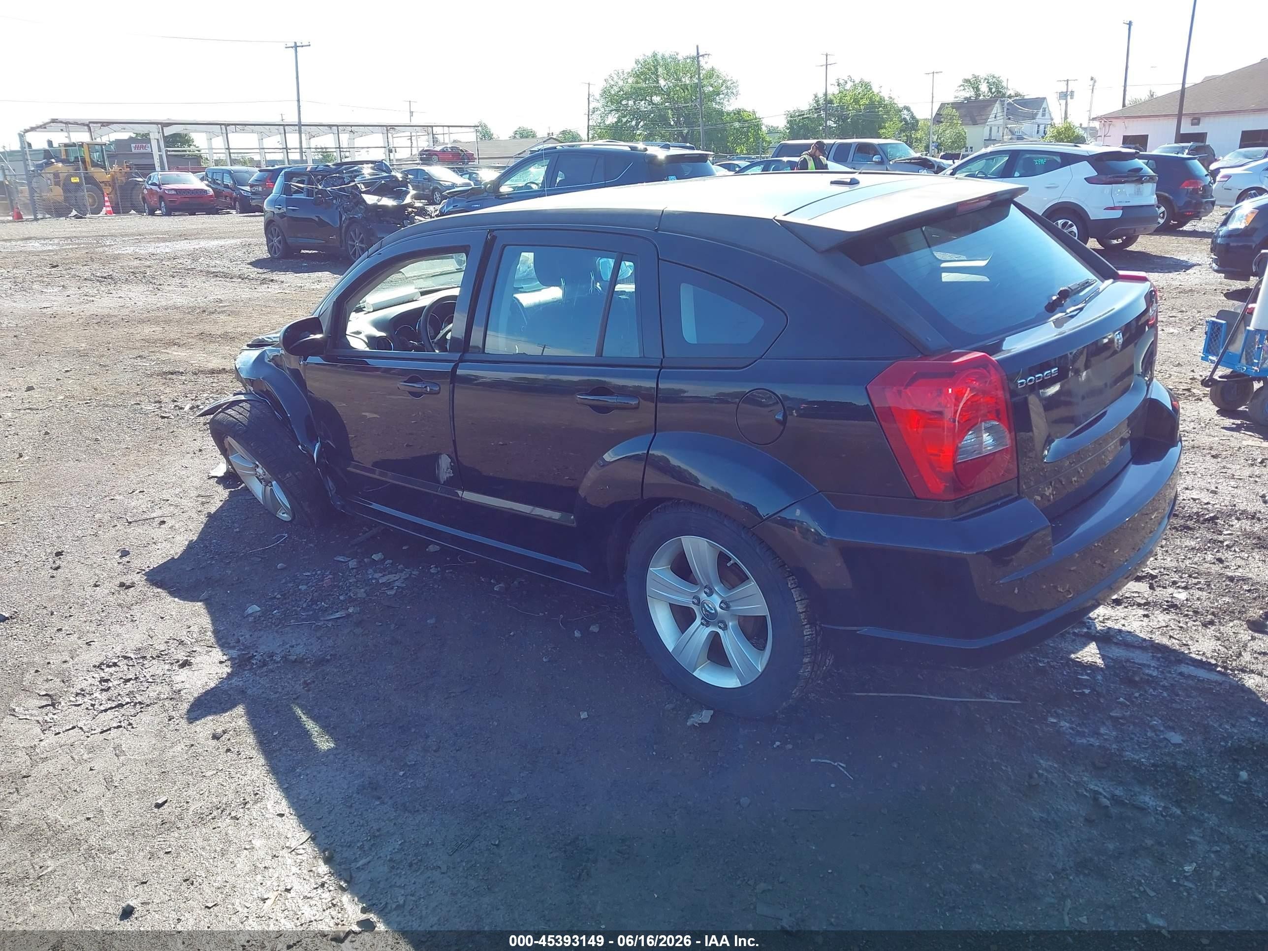 2011 Dodge Caliber Mainstreet Black vin: 1B3CB3HA5BD227073