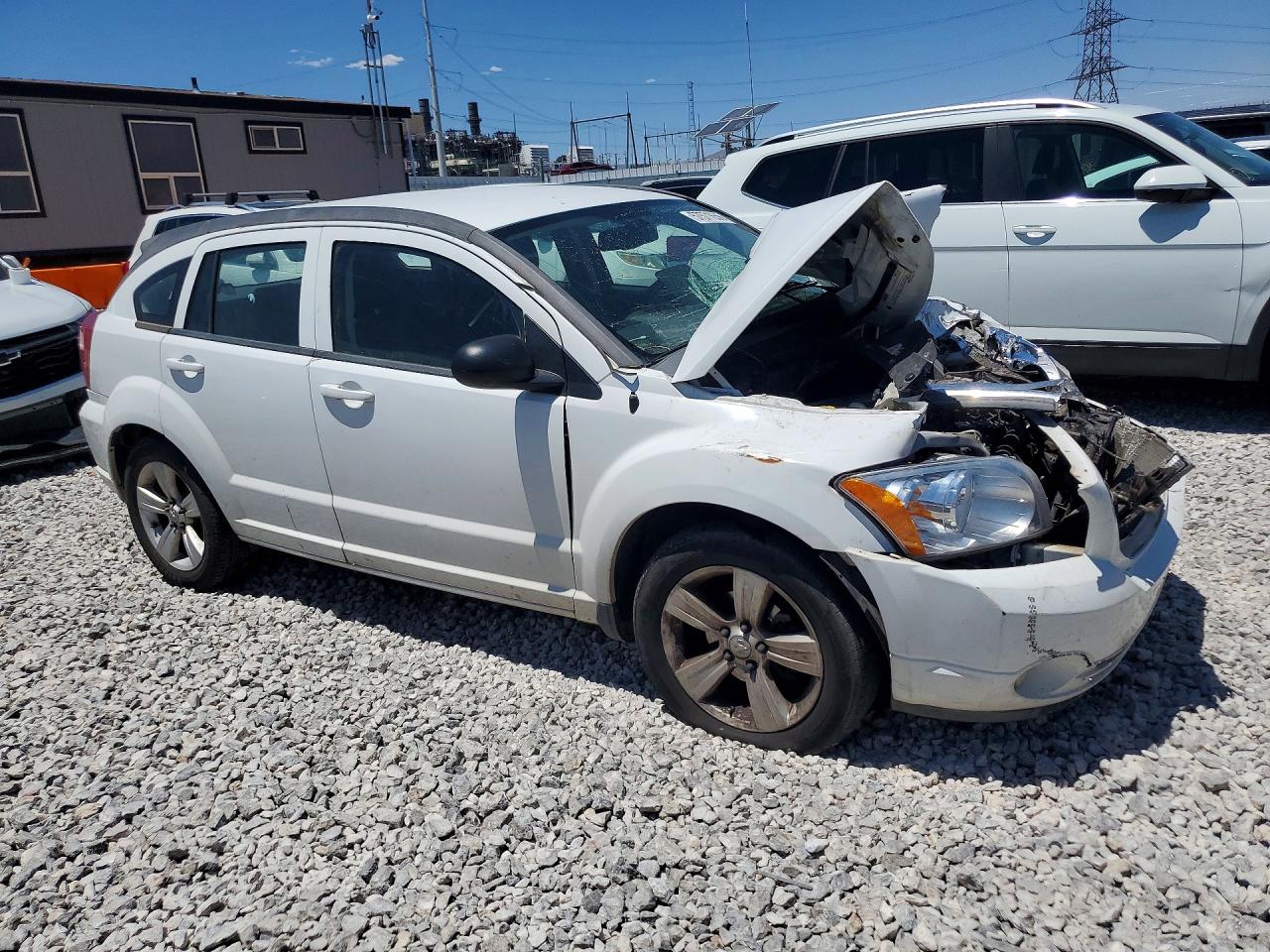2011 Dodge Caliber Mainstreet White vin: 1B3CB3HA5BD254841