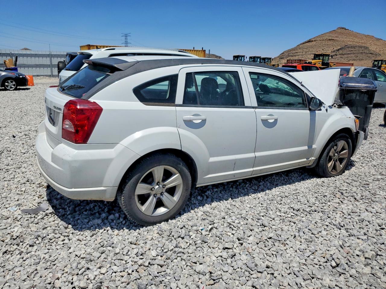 2011 Dodge Caliber Mainstreet White vin: 1B3CB3HA5BD254841