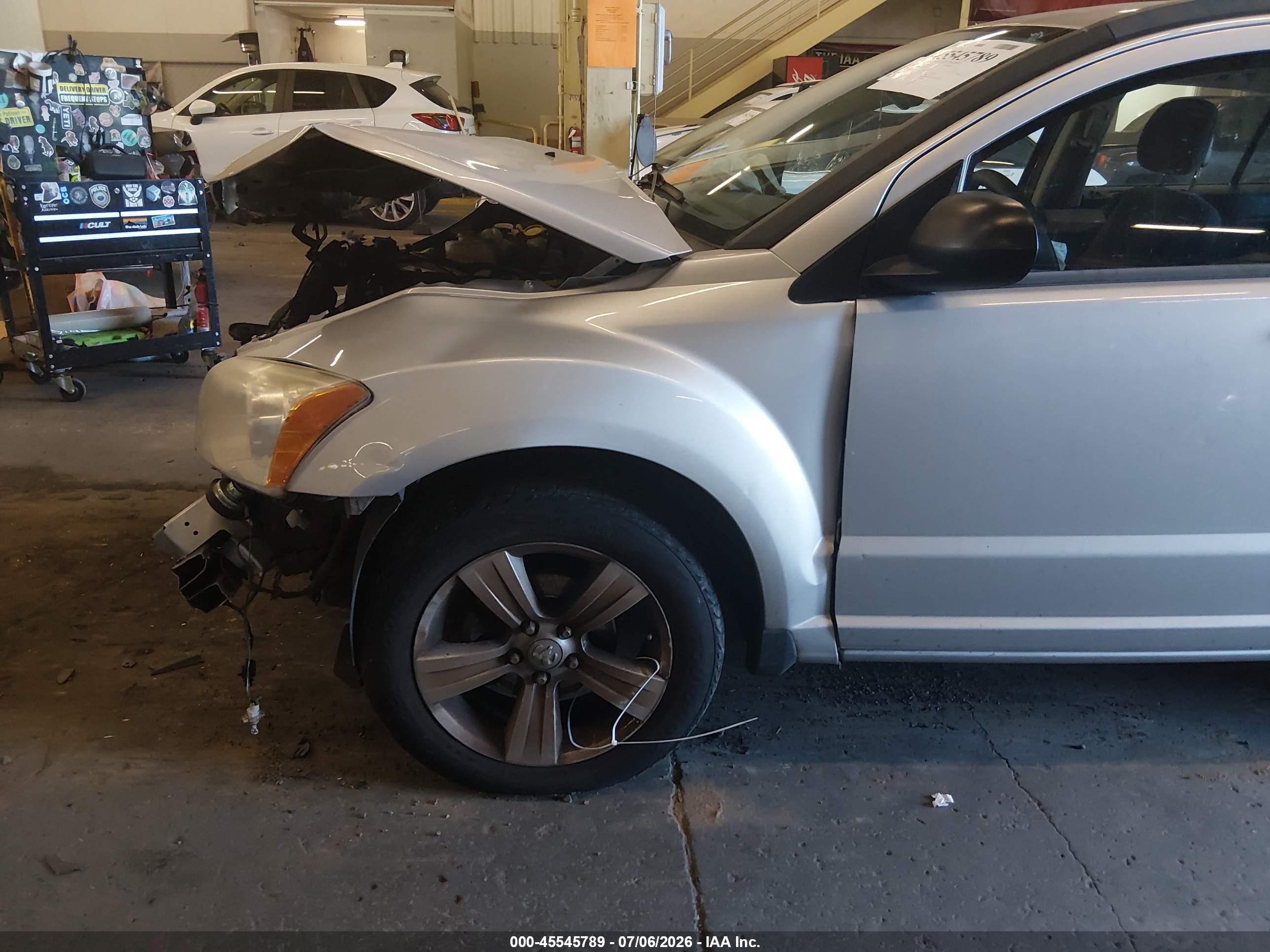 2010 Dodge Caliber Mainstreet Silver vin: 1B3CB3HA6AD566729