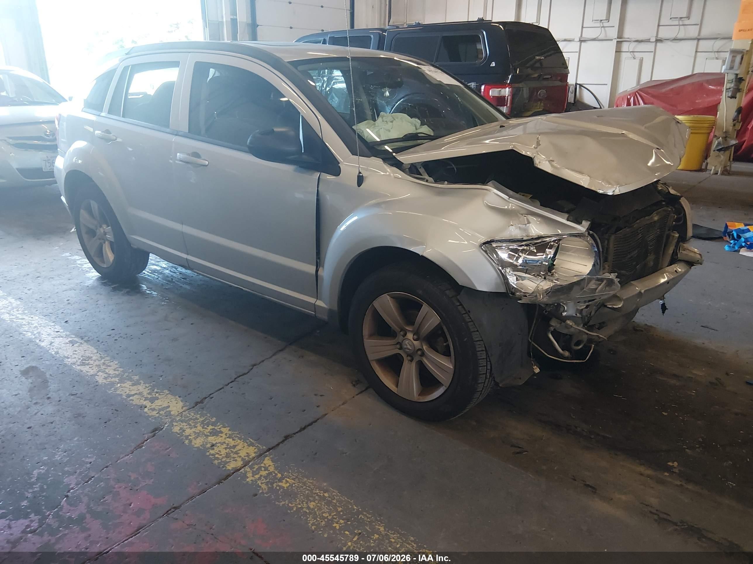 2010 Dodge Caliber Mainstreet Silver vin: 1B3CB3HA6AD566729