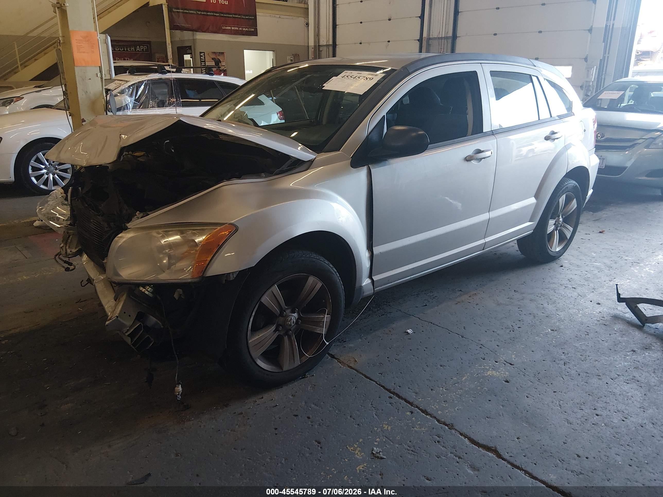 2010 Dodge Caliber Mainstreet Silver vin: 1B3CB3HA6AD566729