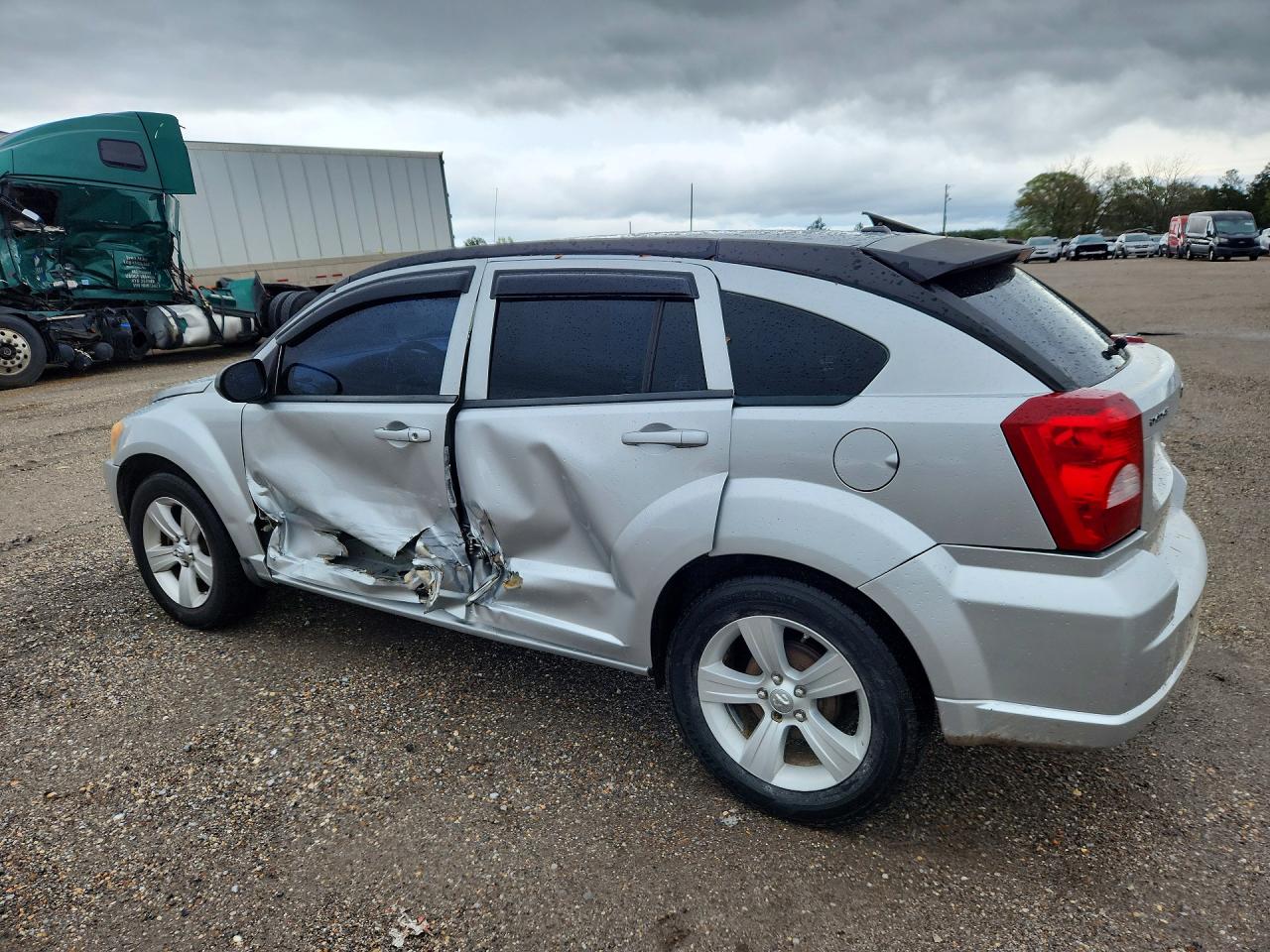 2010 Dodge Caliber Mainstreet Silver vin: 1B3CB3HA6AD567217