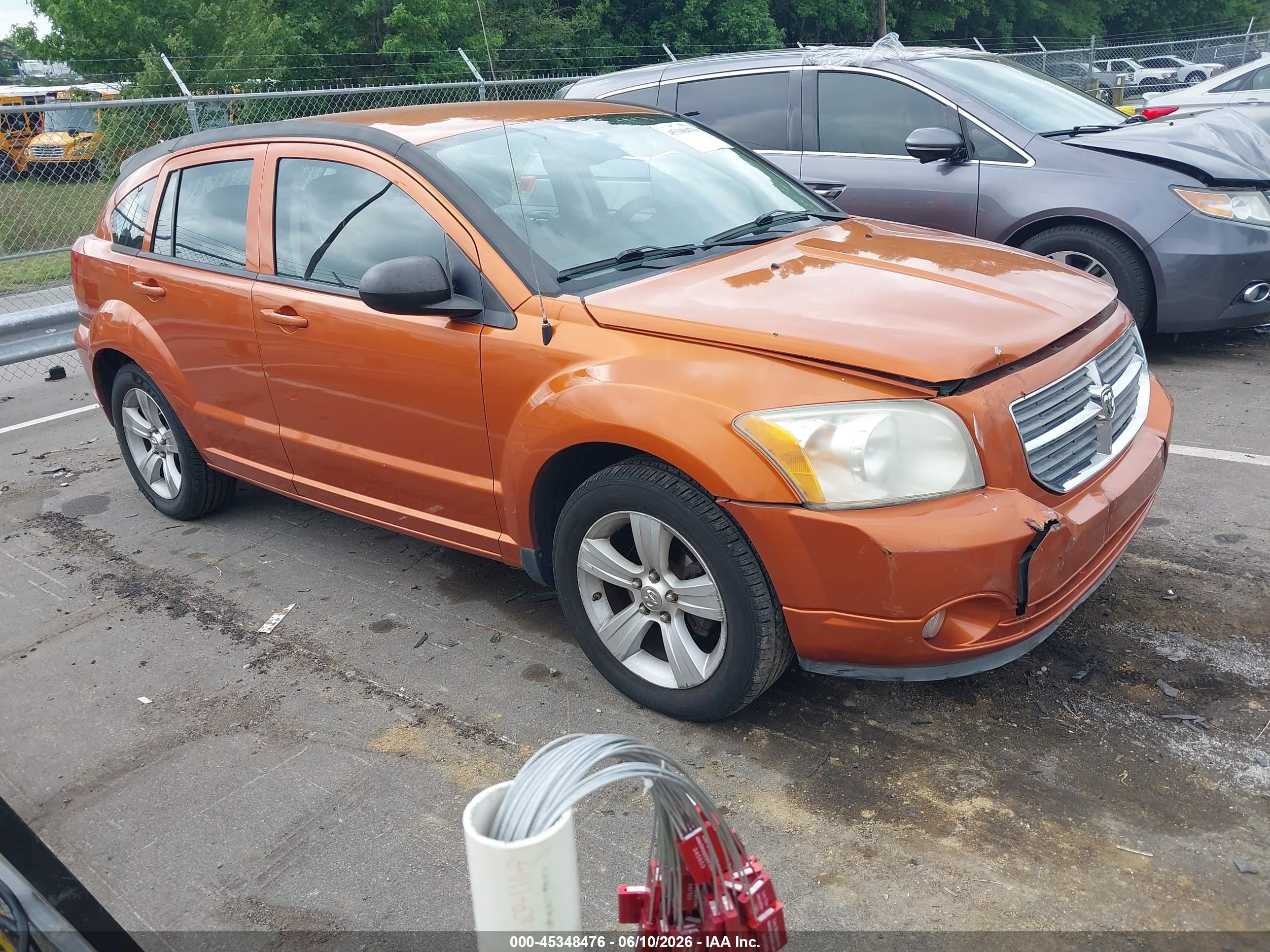 2011 Dodge Caliber Mainstreet Оранжевый vin: 1B3CB3HA6BD247588