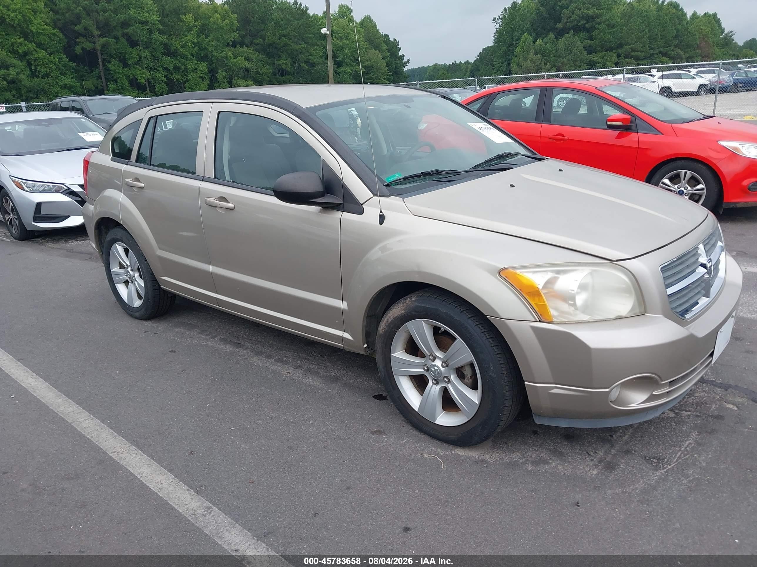2010 Dodge Caliber Mainstreet Gold vin: 1B3CB3HA7AD568652