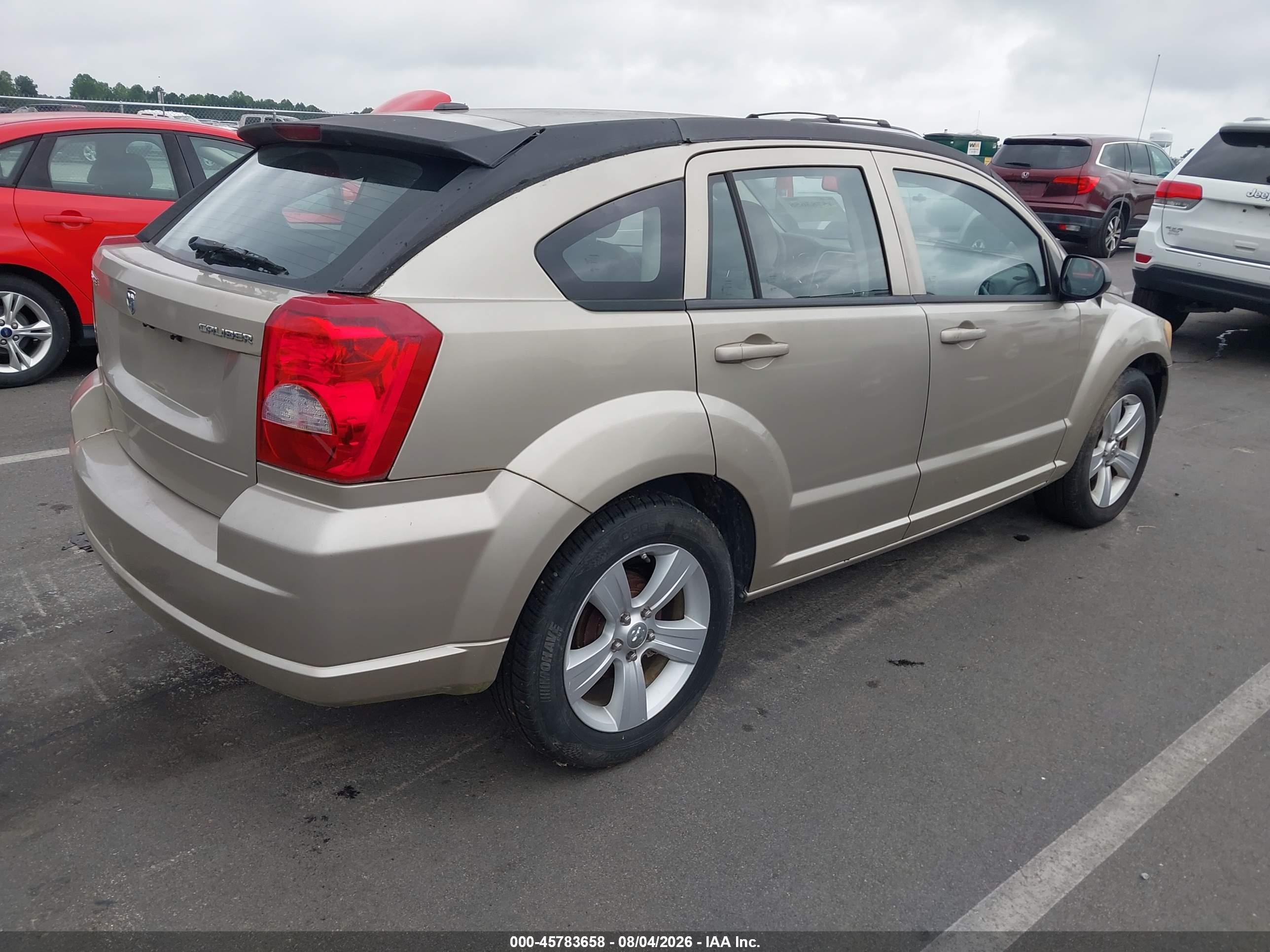 2010 Dodge Caliber Mainstreet Gold vin: 1B3CB3HA7AD568652