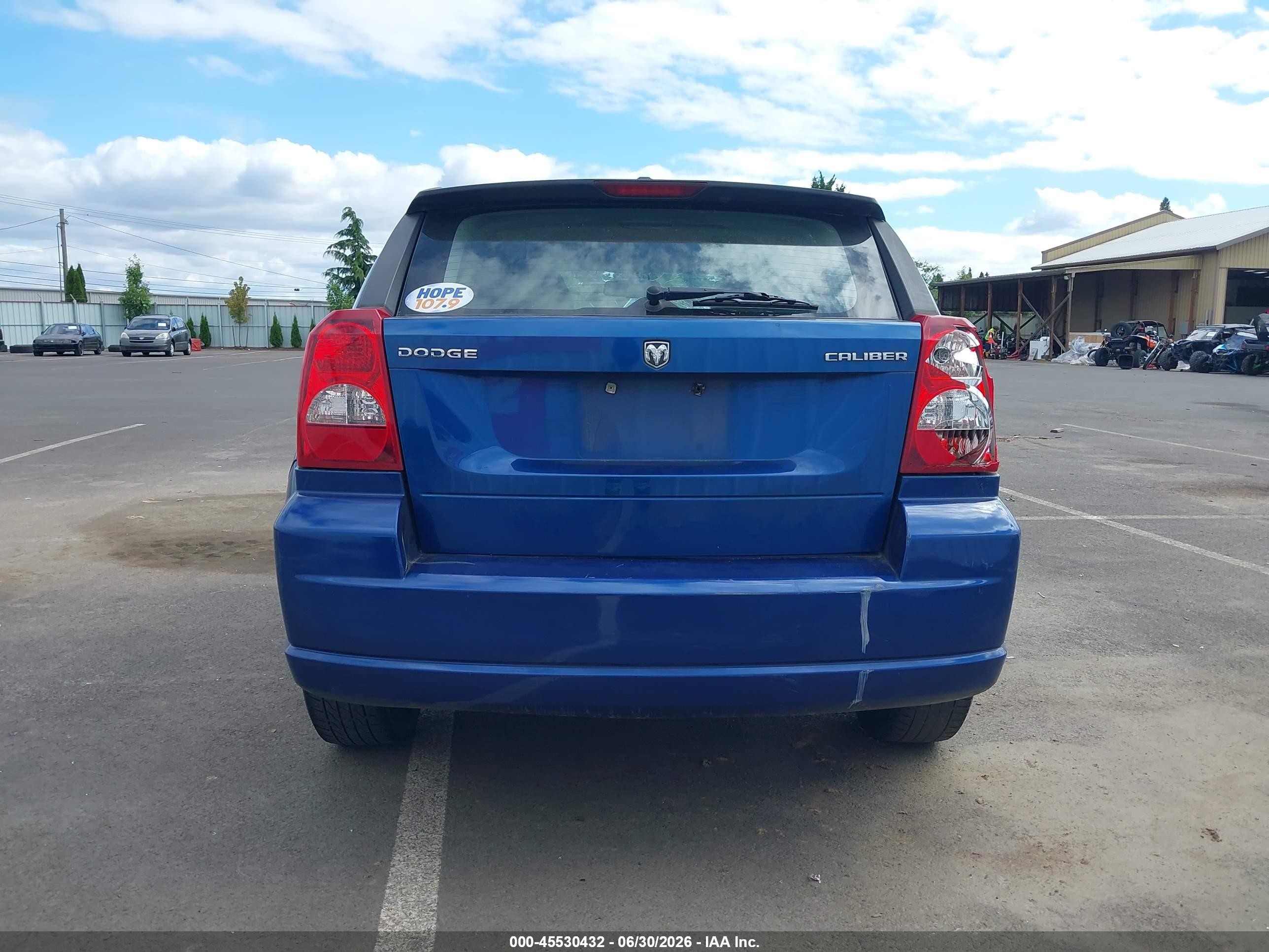 2010 Dodge Caliber Mainstreet Blue vin: 1B3CB3HA7AD569185