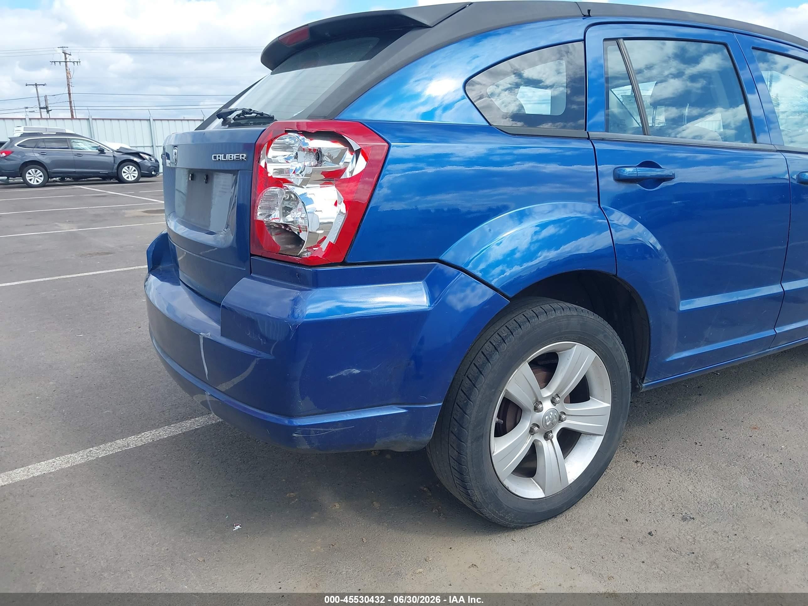 2010 Dodge Caliber Mainstreet Blue vin: 1B3CB3HA7AD569185