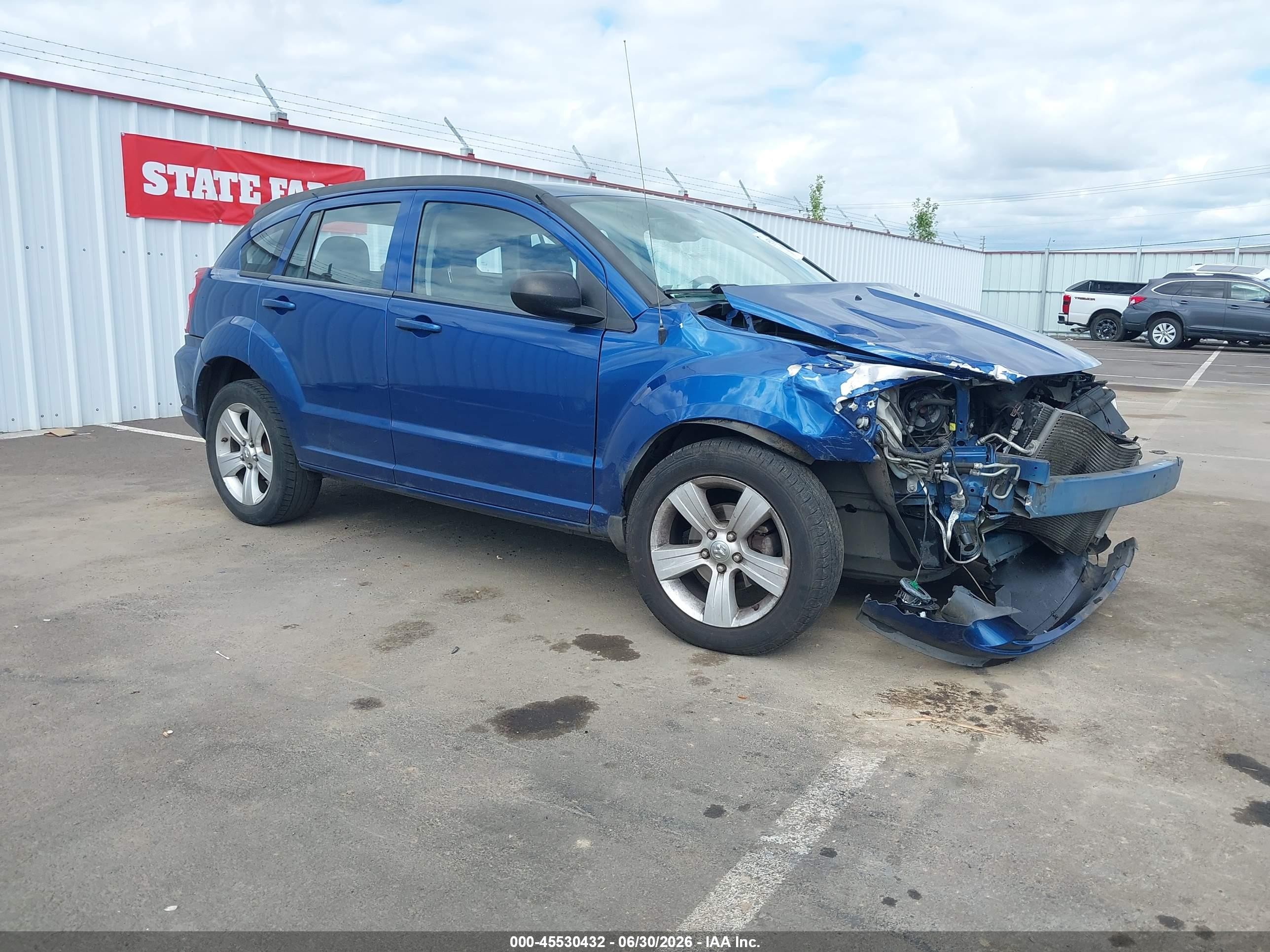 2010 Dodge Caliber Mainstreet Blue vin: 1B3CB3HA7AD569185