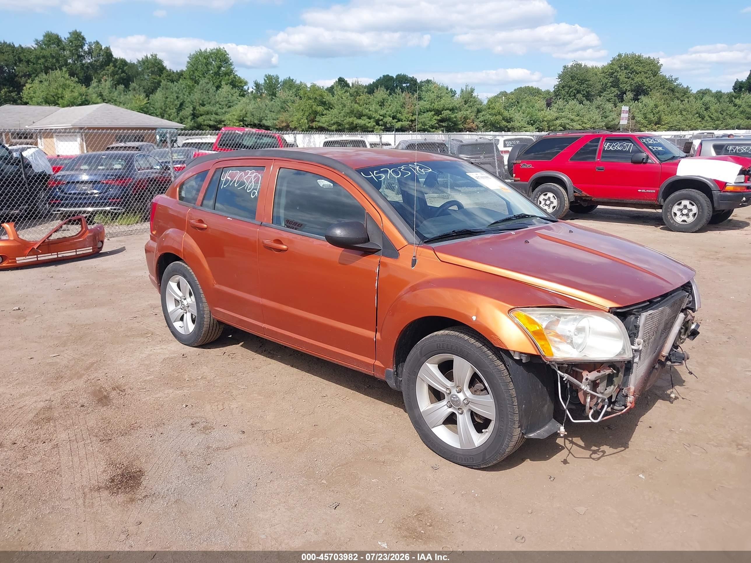 2011 Dodge Caliber Mainstreet Orange vin: 1B3CB3HA7BD297836
