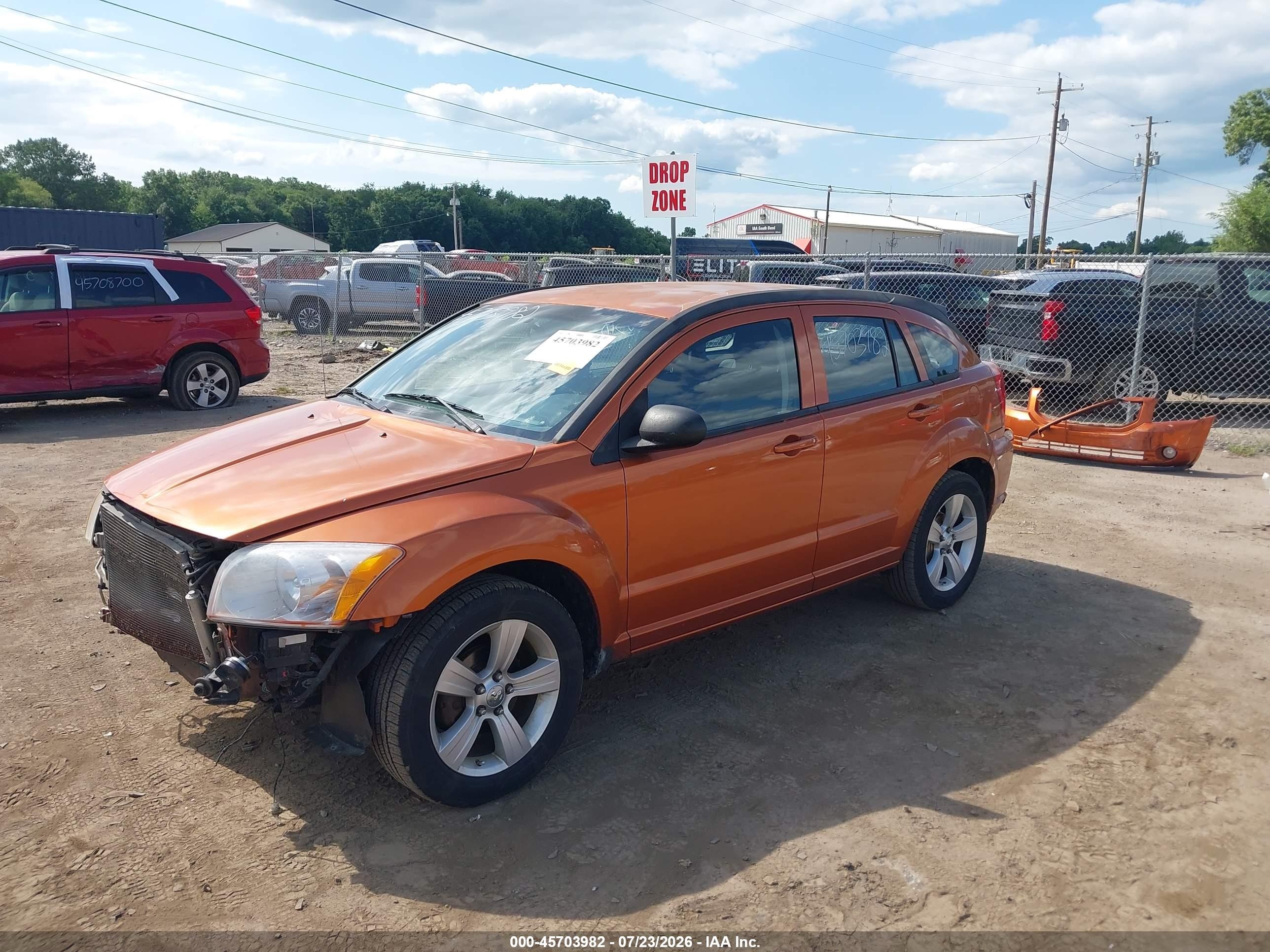 2011 Dodge Caliber Mainstreet Orange vin: 1B3CB3HA7BD297836