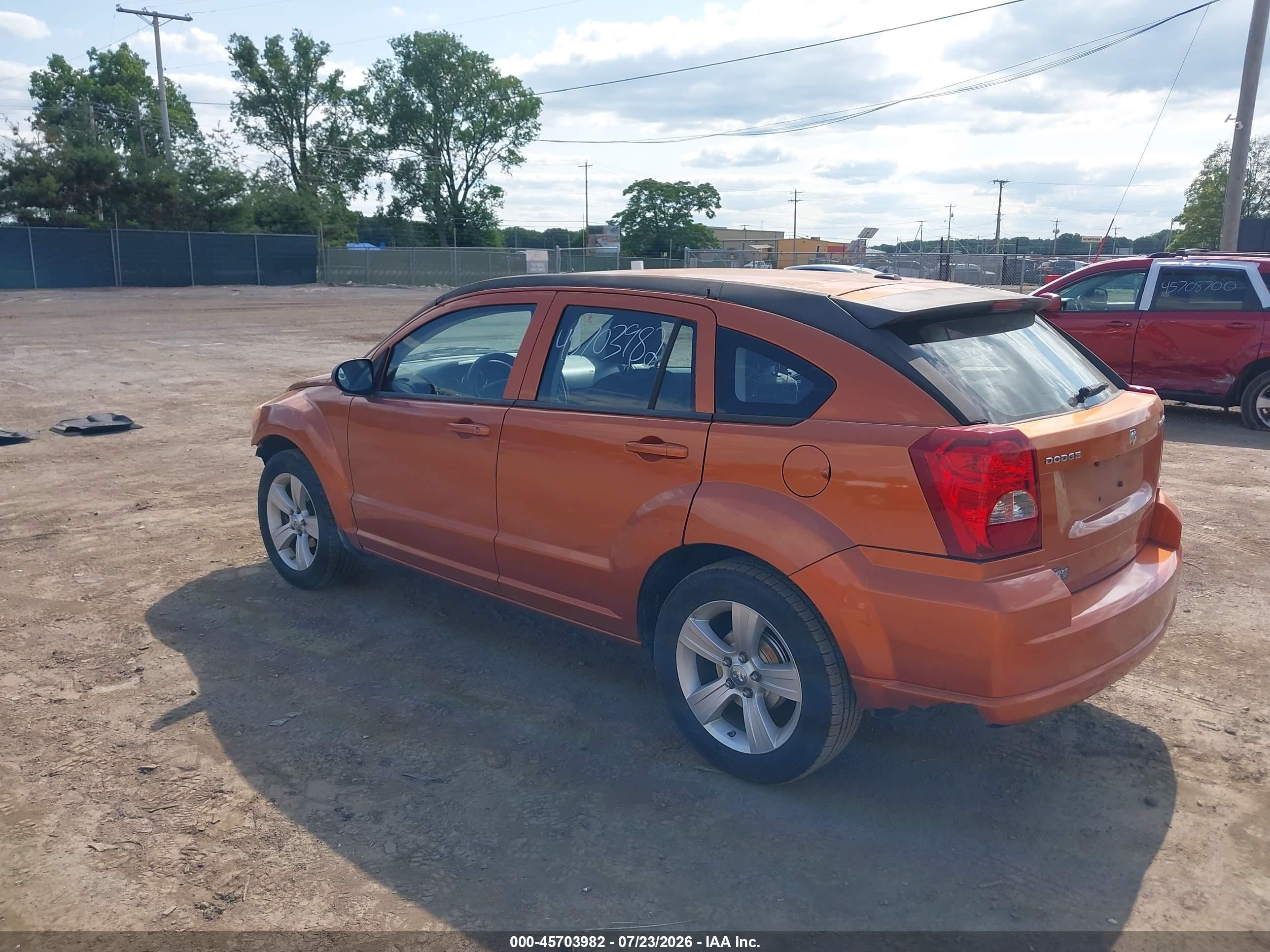 2011 Dodge Caliber Mainstreet Orange vin: 1B3CB3HA7BD297836