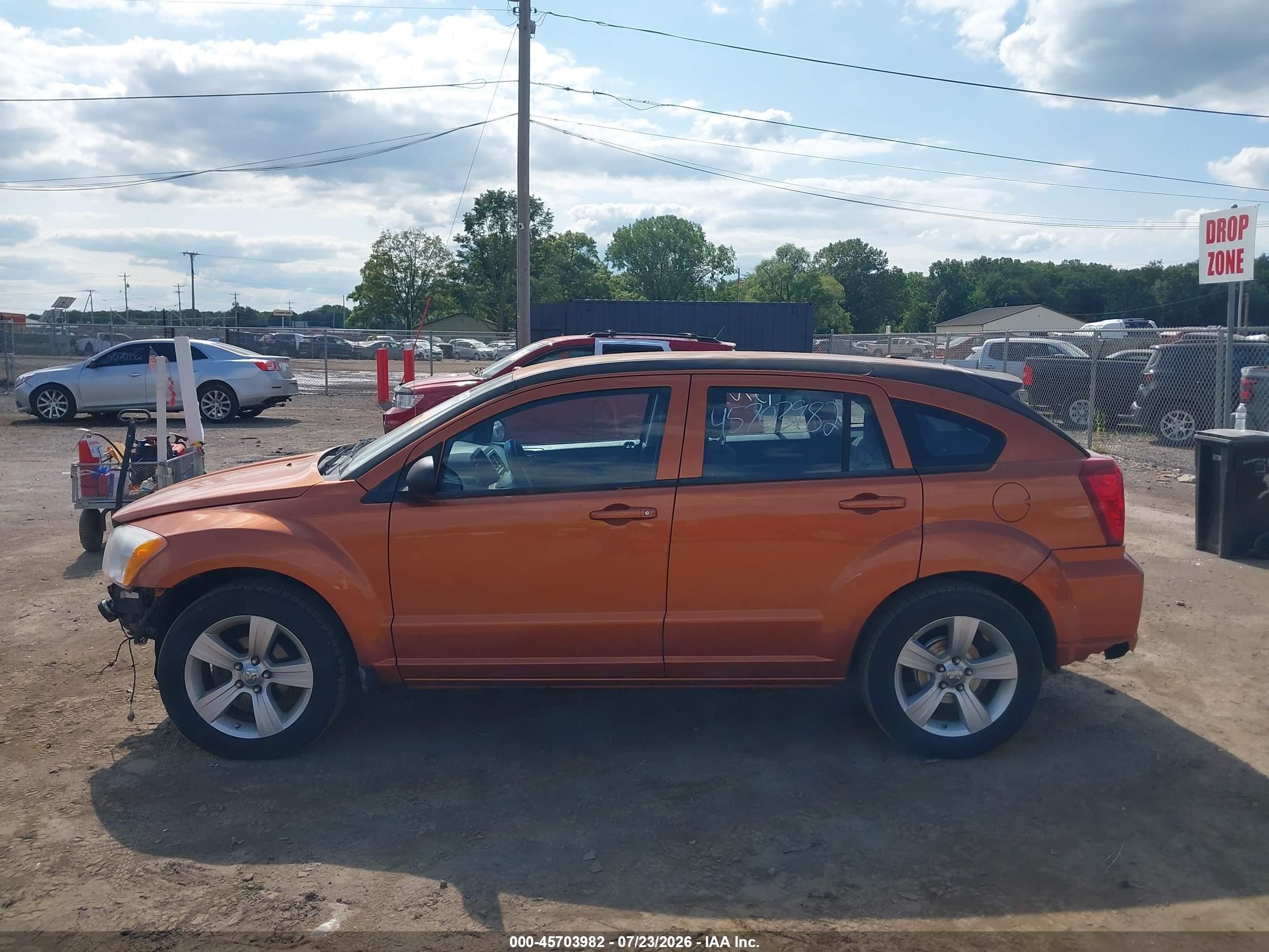 2011 Dodge Caliber Mainstreet Orange vin: 1B3CB3HA7BD297836