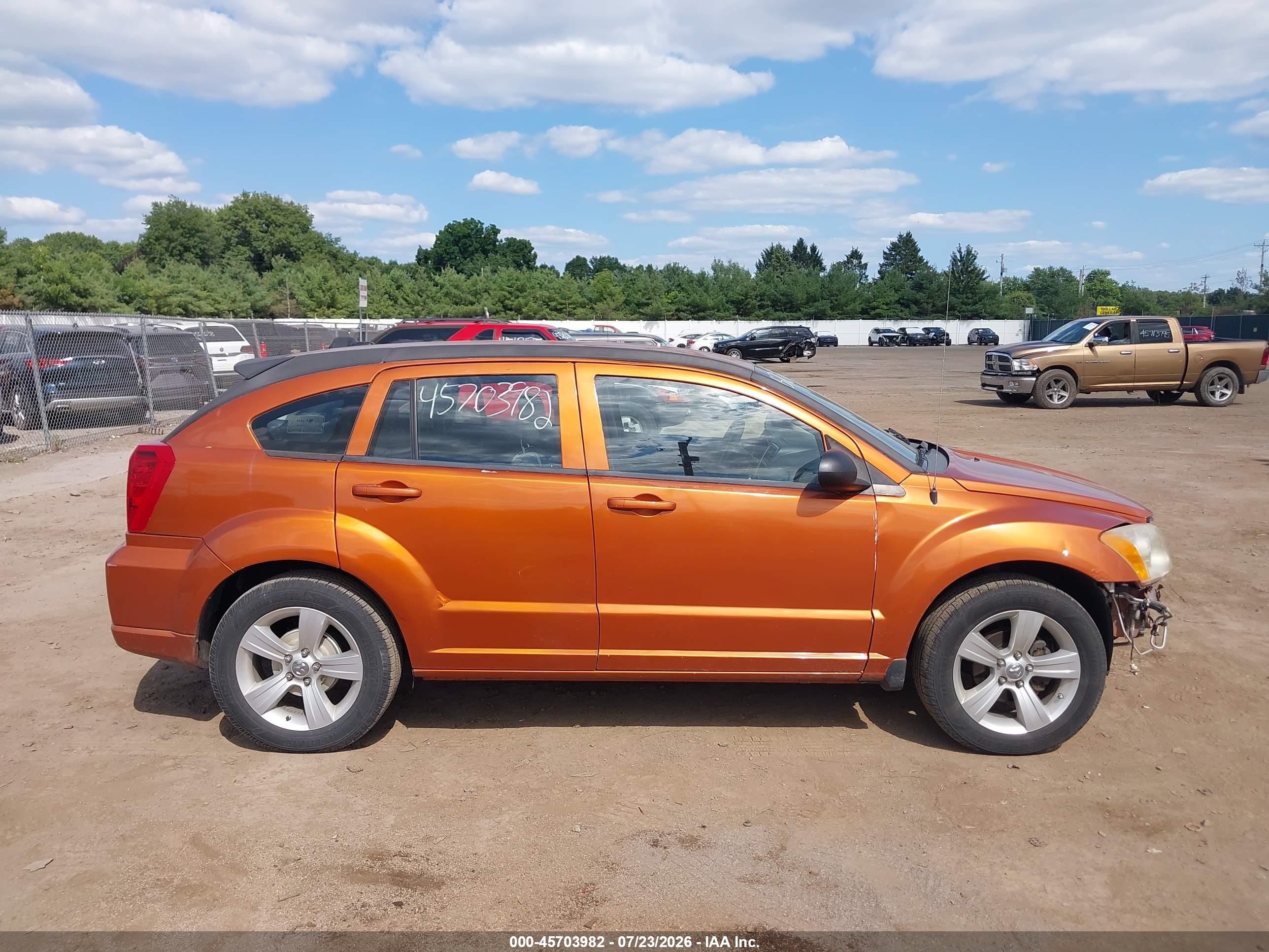 2011 Dodge Caliber Mainstreet Orange vin: 1B3CB3HA7BD297836