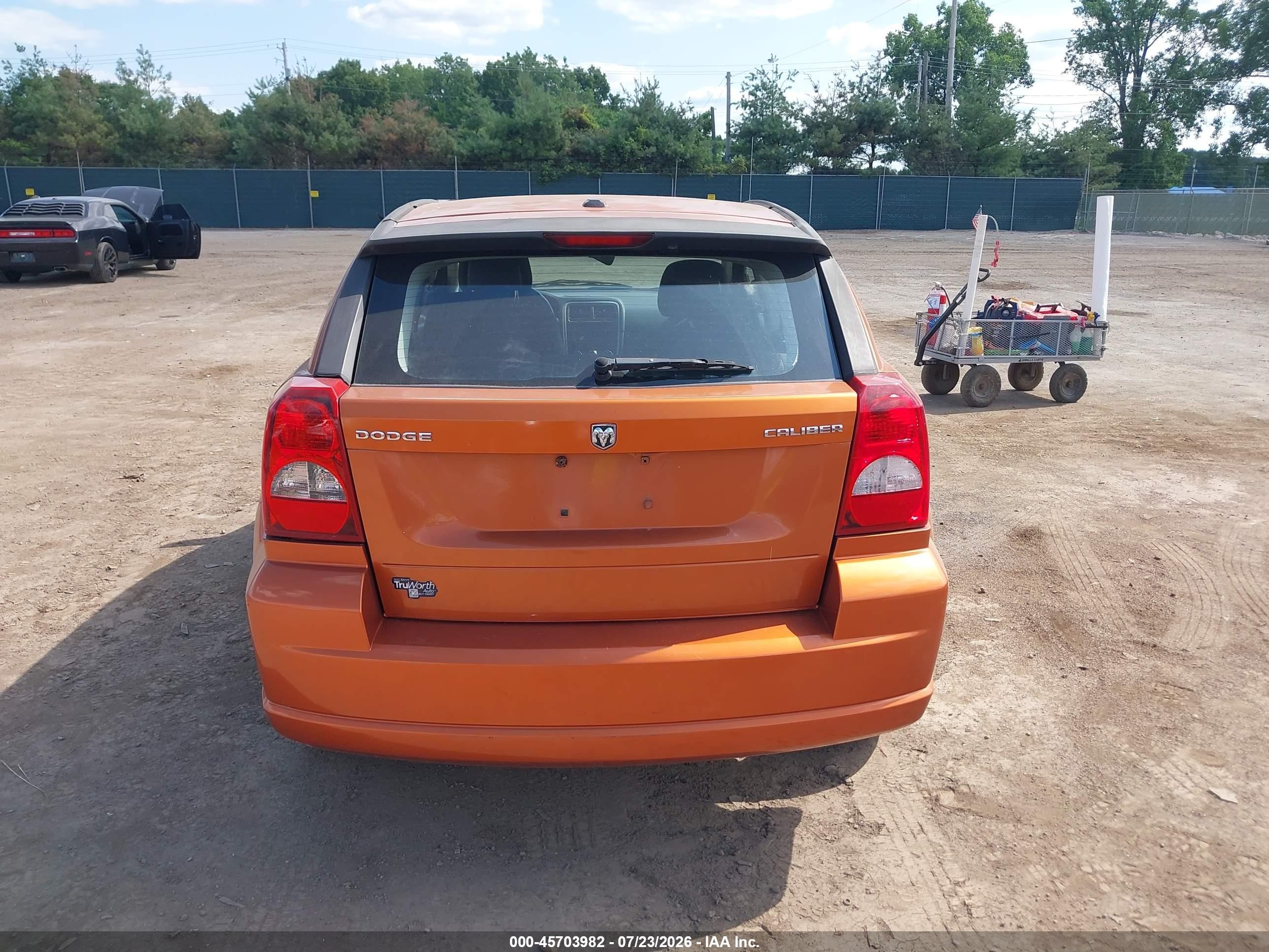 2011 Dodge Caliber Mainstreet Orange vin: 1B3CB3HA7BD297836