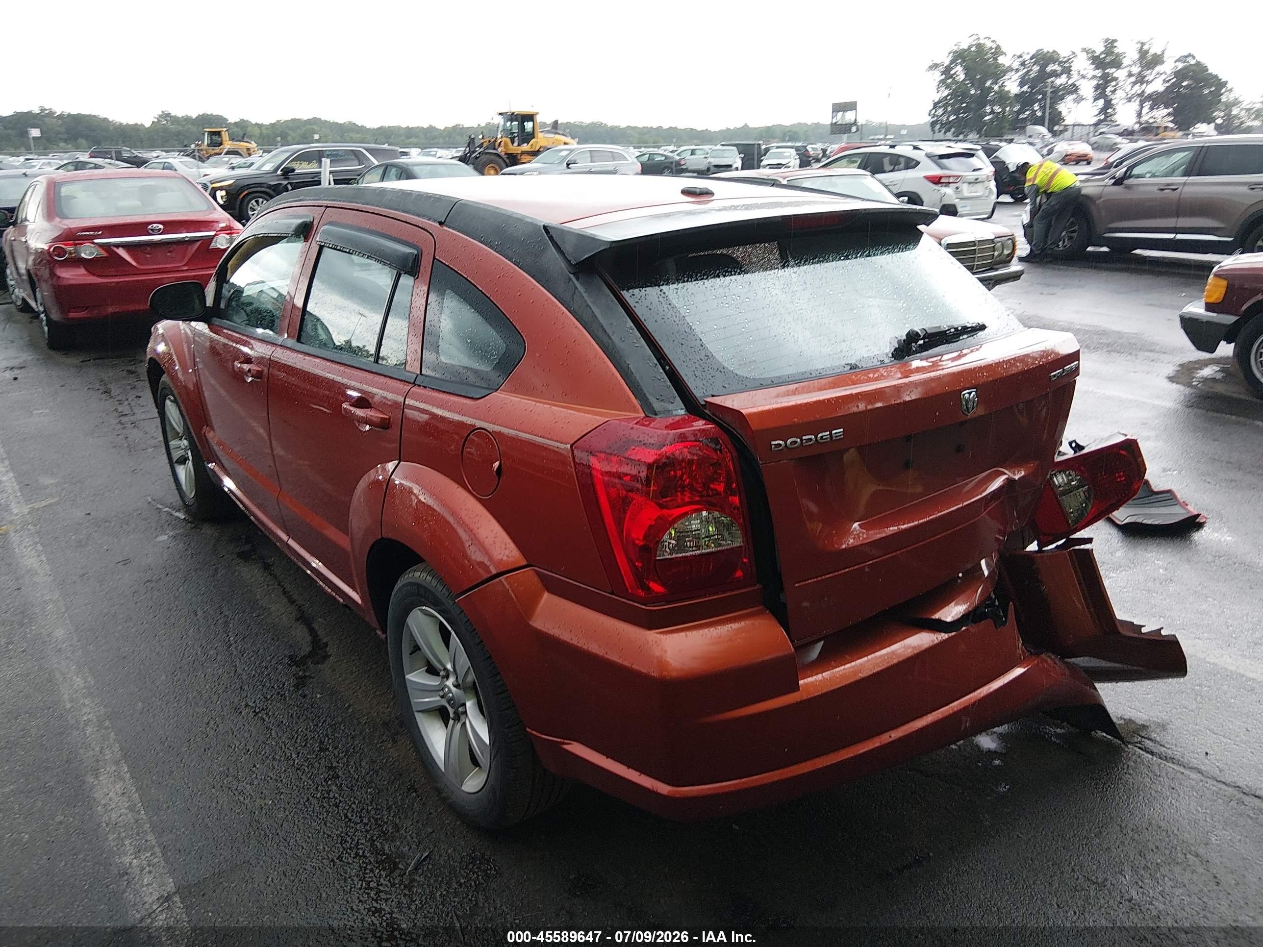 2010 Dodge Caliber Mainstreet Orange vin: 1B3CB3HA8AD569065