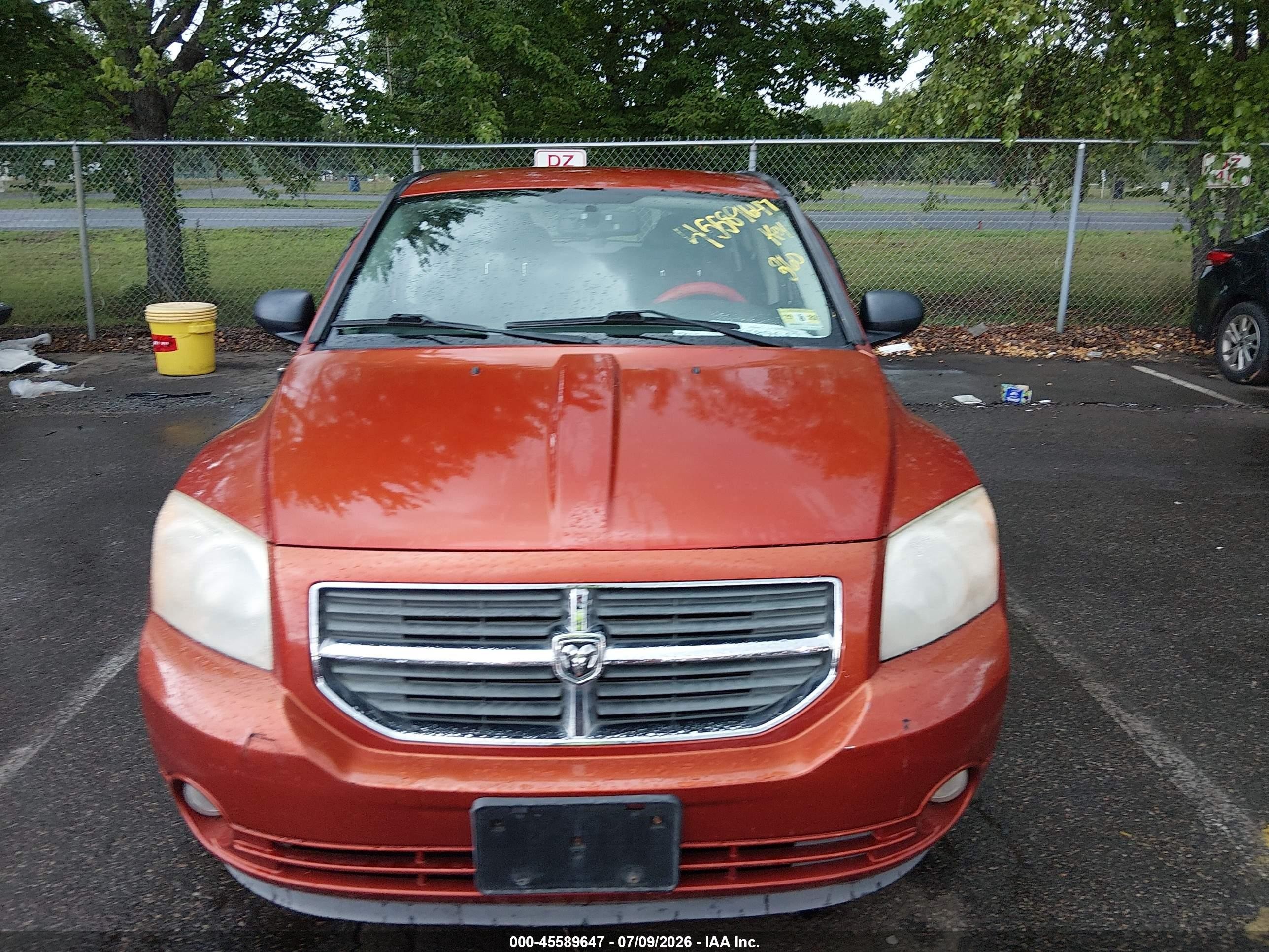 2010 Dodge Caliber Mainstreet Orange vin: 1B3CB3HA8AD569065