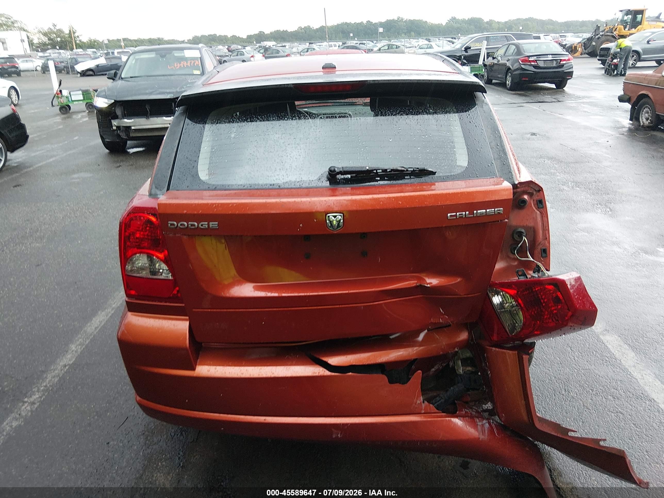 2010 Dodge Caliber Mainstreet Orange vin: 1B3CB3HA8AD569065