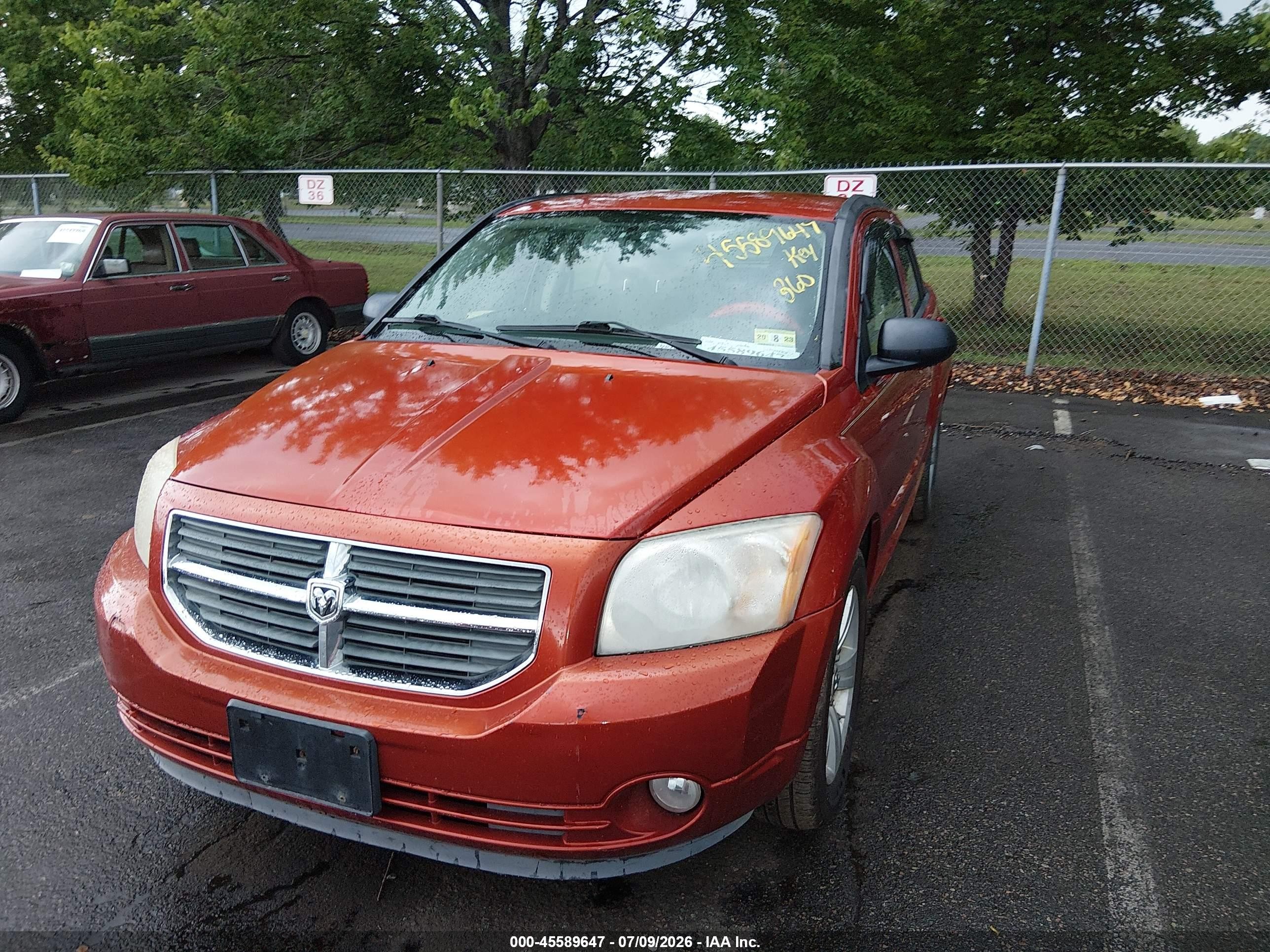 2010 Dodge Caliber Mainstreet Orange vin: 1B3CB3HA8AD569065