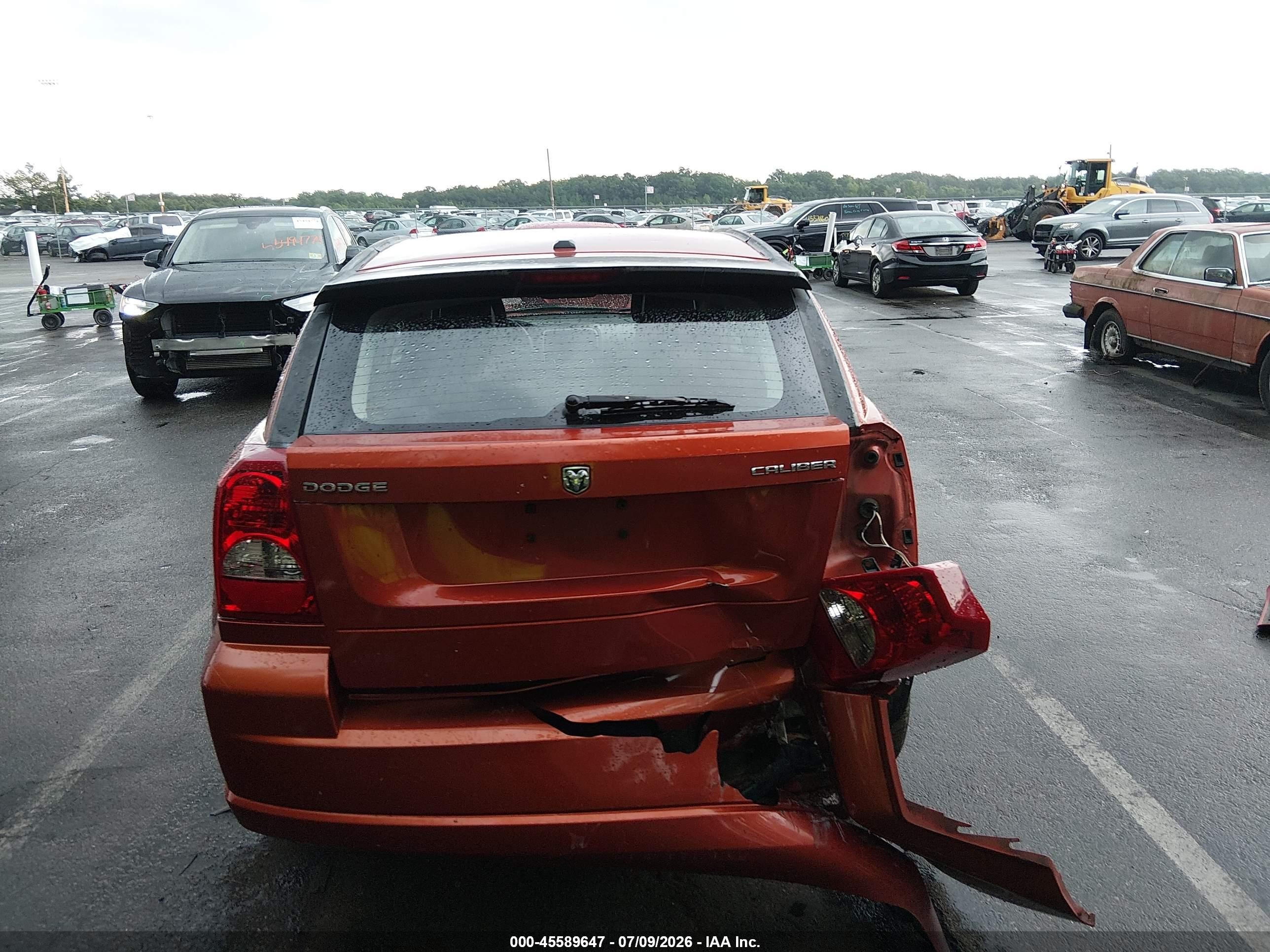 2010 Dodge Caliber Mainstreet Orange vin: 1B3CB3HA8AD569065
