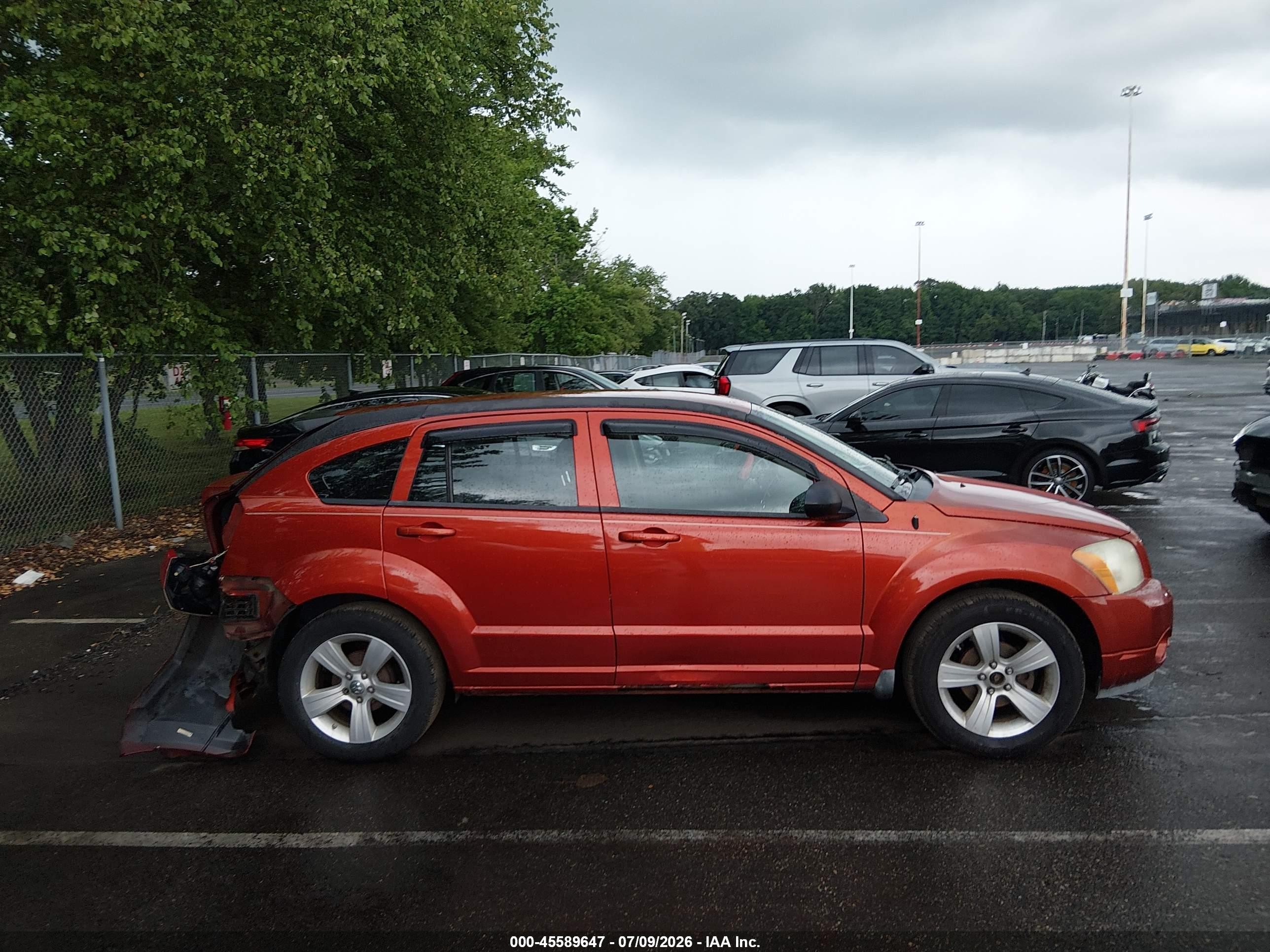 2010 Dodge Caliber Mainstreet Orange vin: 1B3CB3HA8AD569065