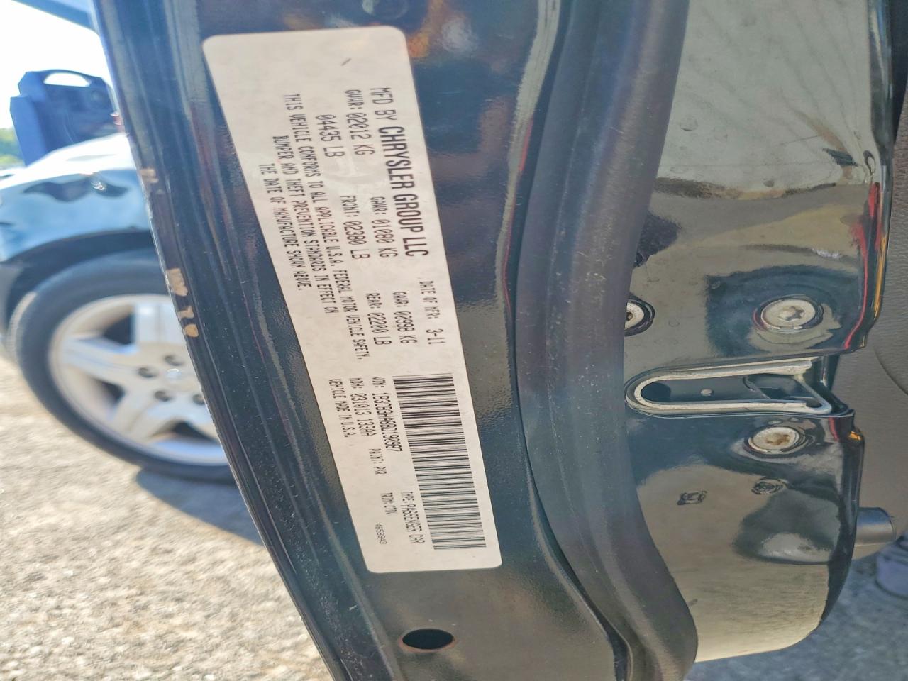 2011 Dodge Caliber Mainstreet Black vin: 1B3CB3HA8BD190987