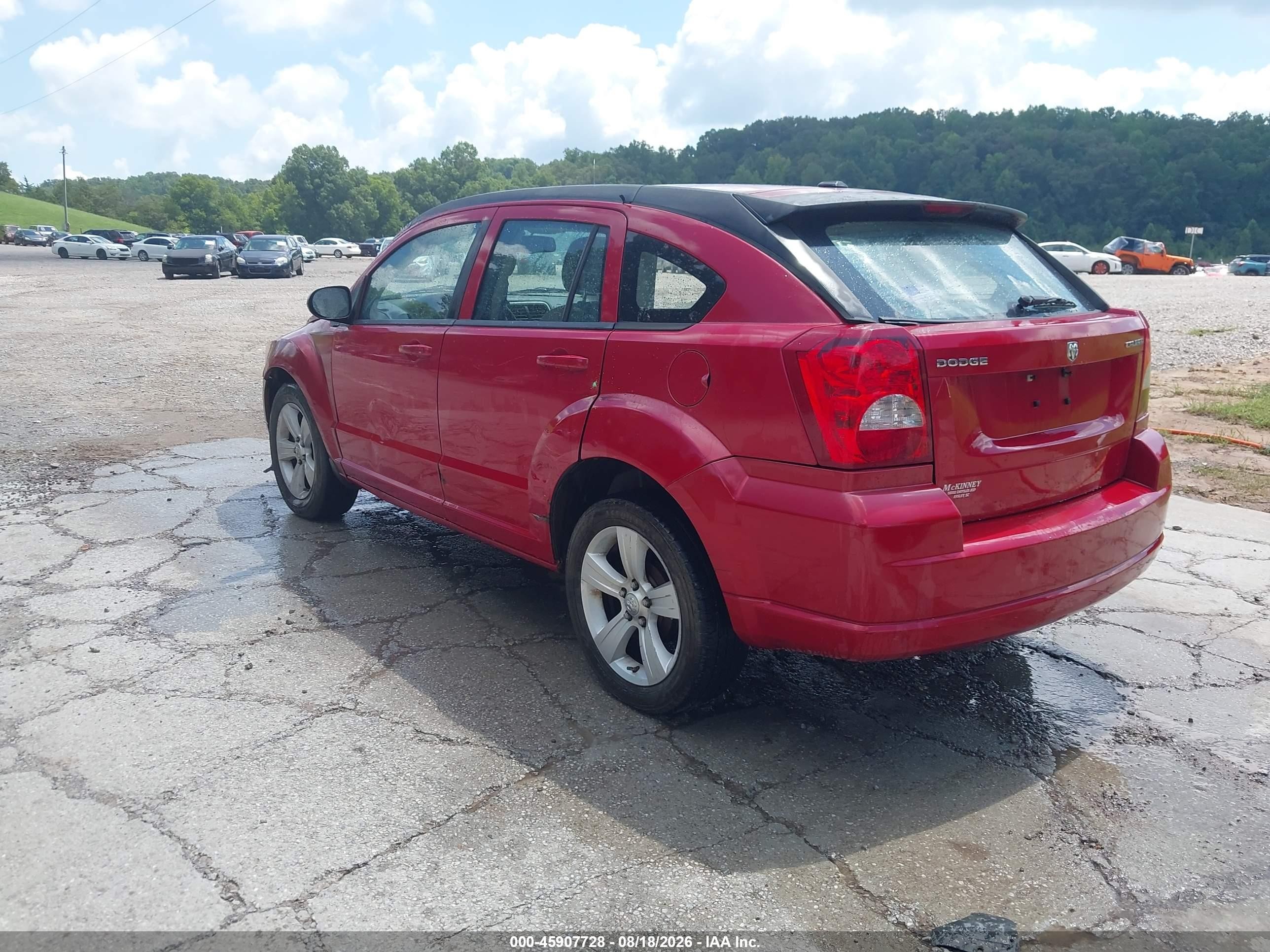 2011 Dodge Caliber Mainstreet Red vin: 1B3CB3HA8BD209408