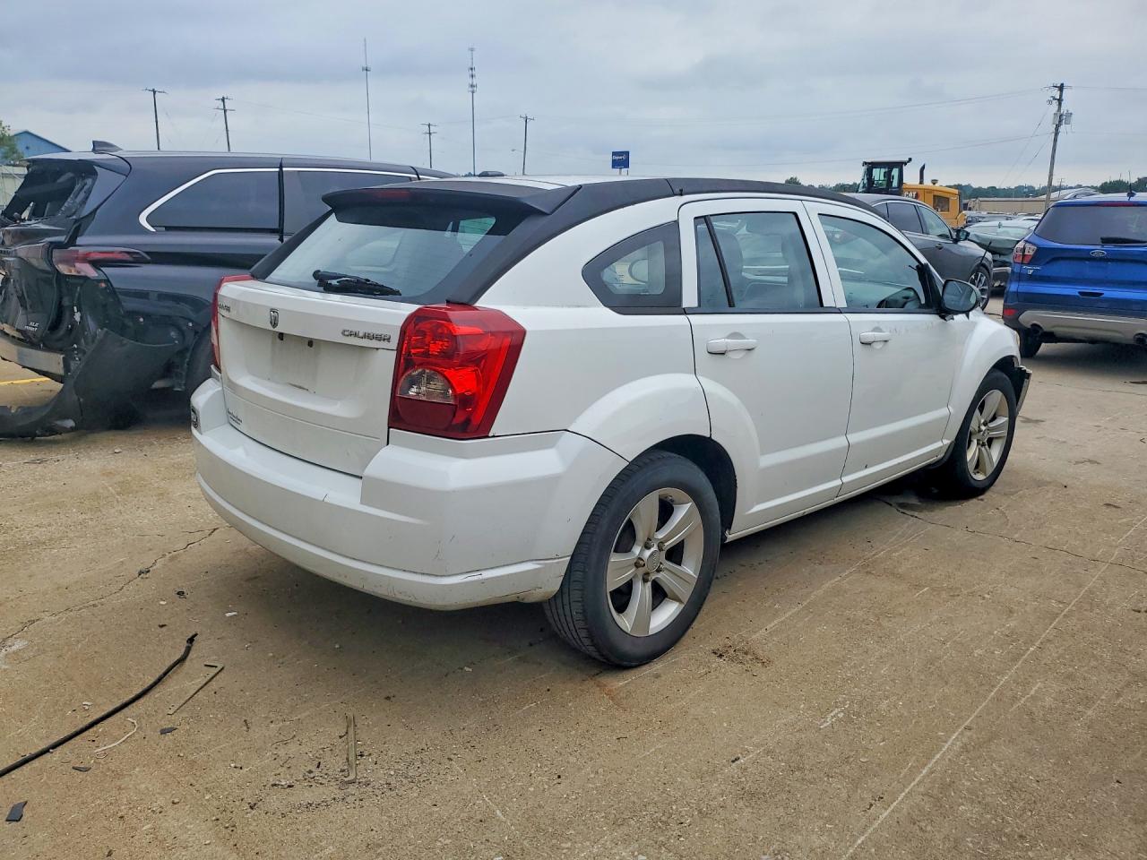 2011 Dodge Caliber Mainstreet White vin: 1B3CB3HA8BD270452
