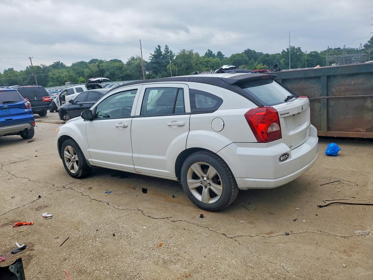 2011 Dodge Caliber Mainstreet White vin: 1B3CB3HA8BD270452