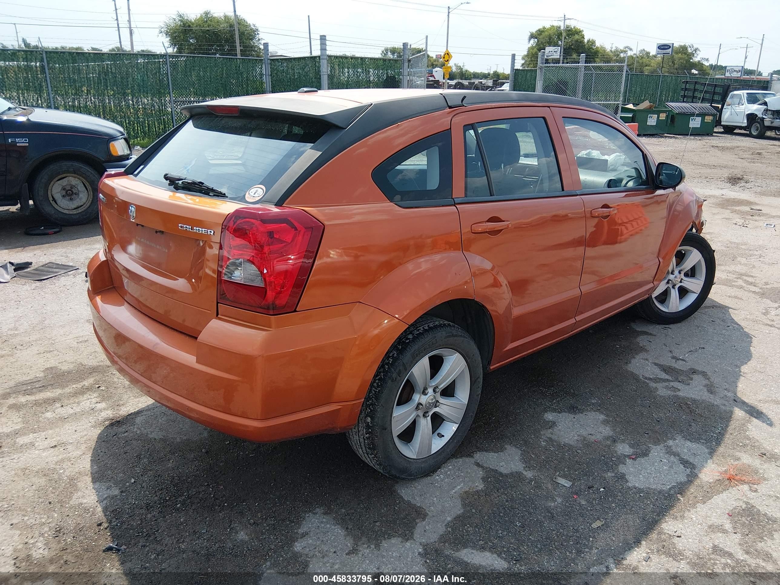 2011 Dodge Caliber Mainstreet Orange vin: 1B3CB3HA8BD295996