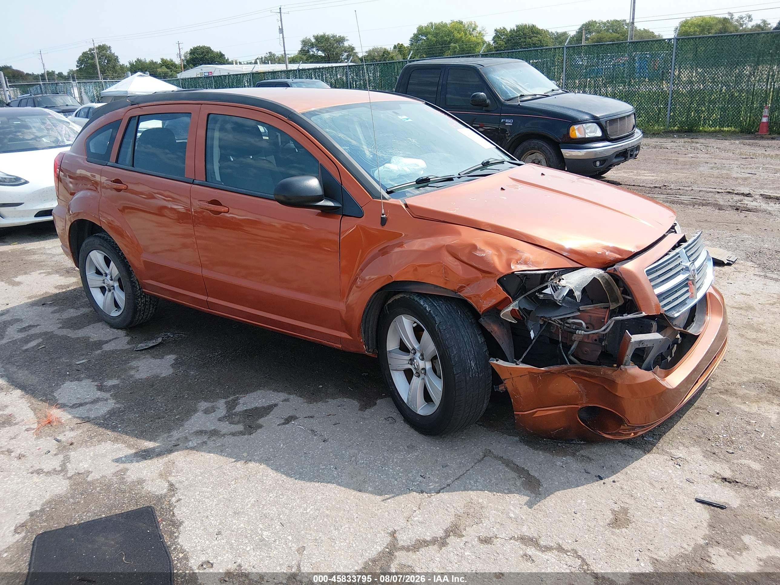 2011 Dodge Caliber Mainstreet Orange vin: 1B3CB3HA8BD295996