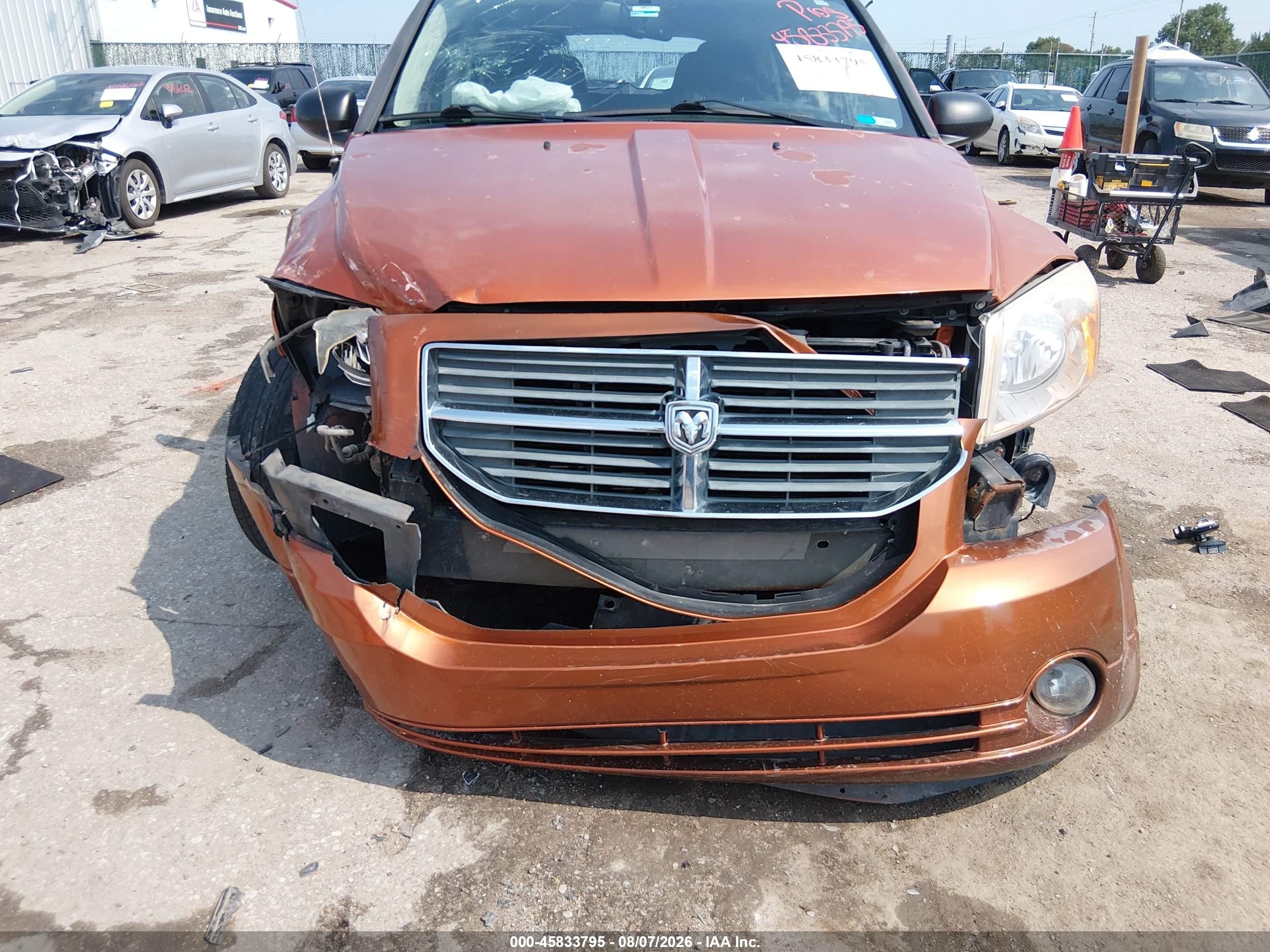 2011 Dodge Caliber Mainstreet Orange vin: 1B3CB3HA8BD295996