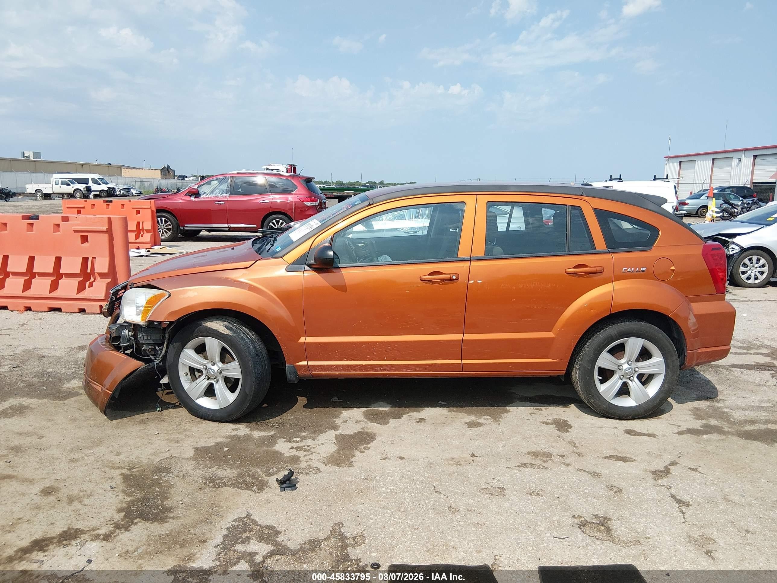 2011 Dodge Caliber Mainstreet Orange vin: 1B3CB3HA8BD295996