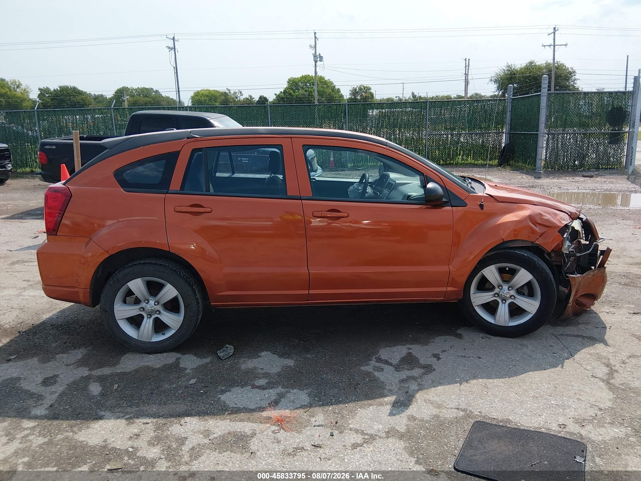 2011 Dodge Caliber Mainstreet Orange vin: 1B3CB3HA8BD295996