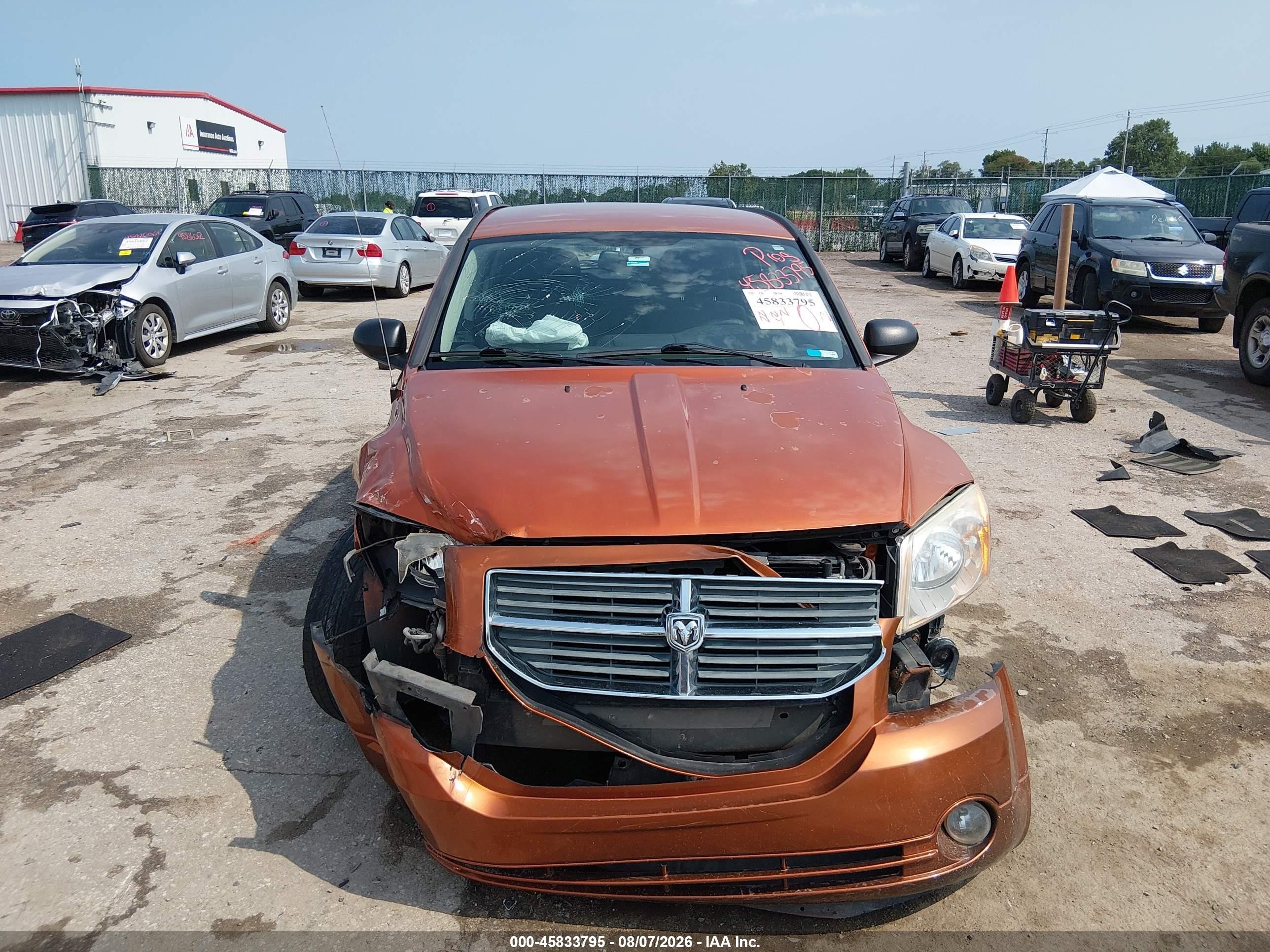 2011 Dodge Caliber Mainstreet Orange vin: 1B3CB3HA8BD295996