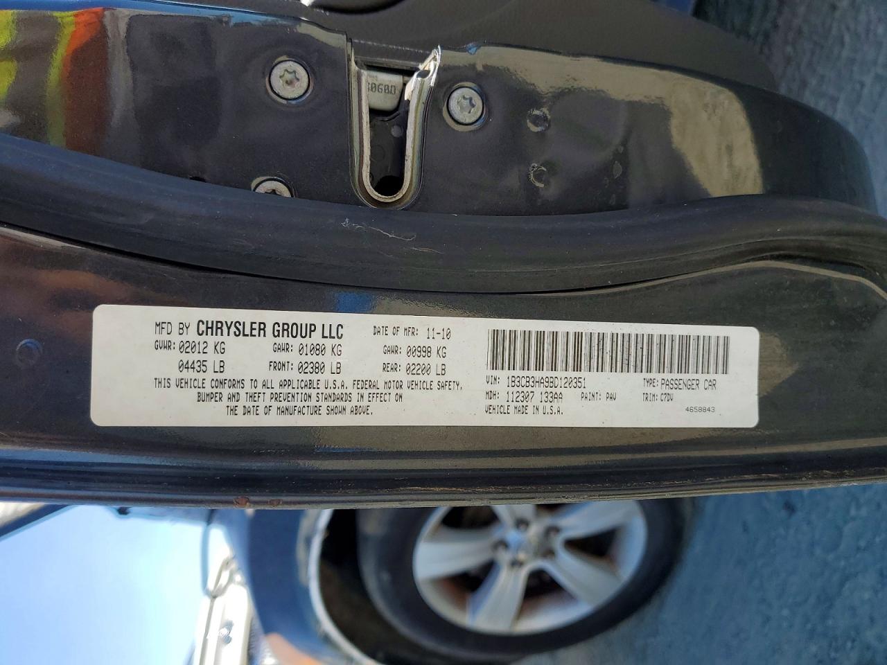 2011 Dodge Caliber Mainstreet Gray vin: 1B3CB3HA9BD120351