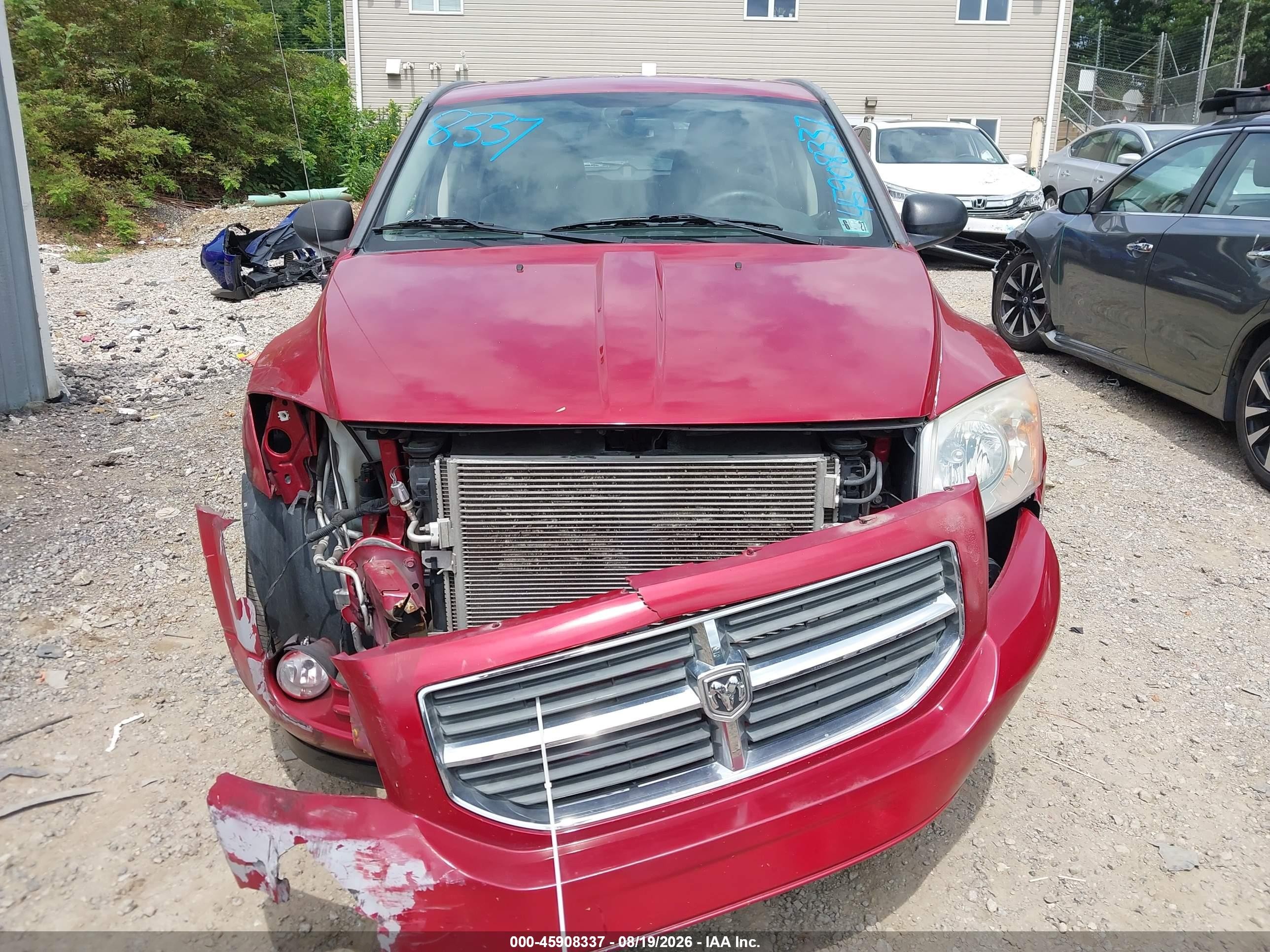 2010 Dodge Caliber Mainstreet Красный vin: 1B3CB3HAXAD568936