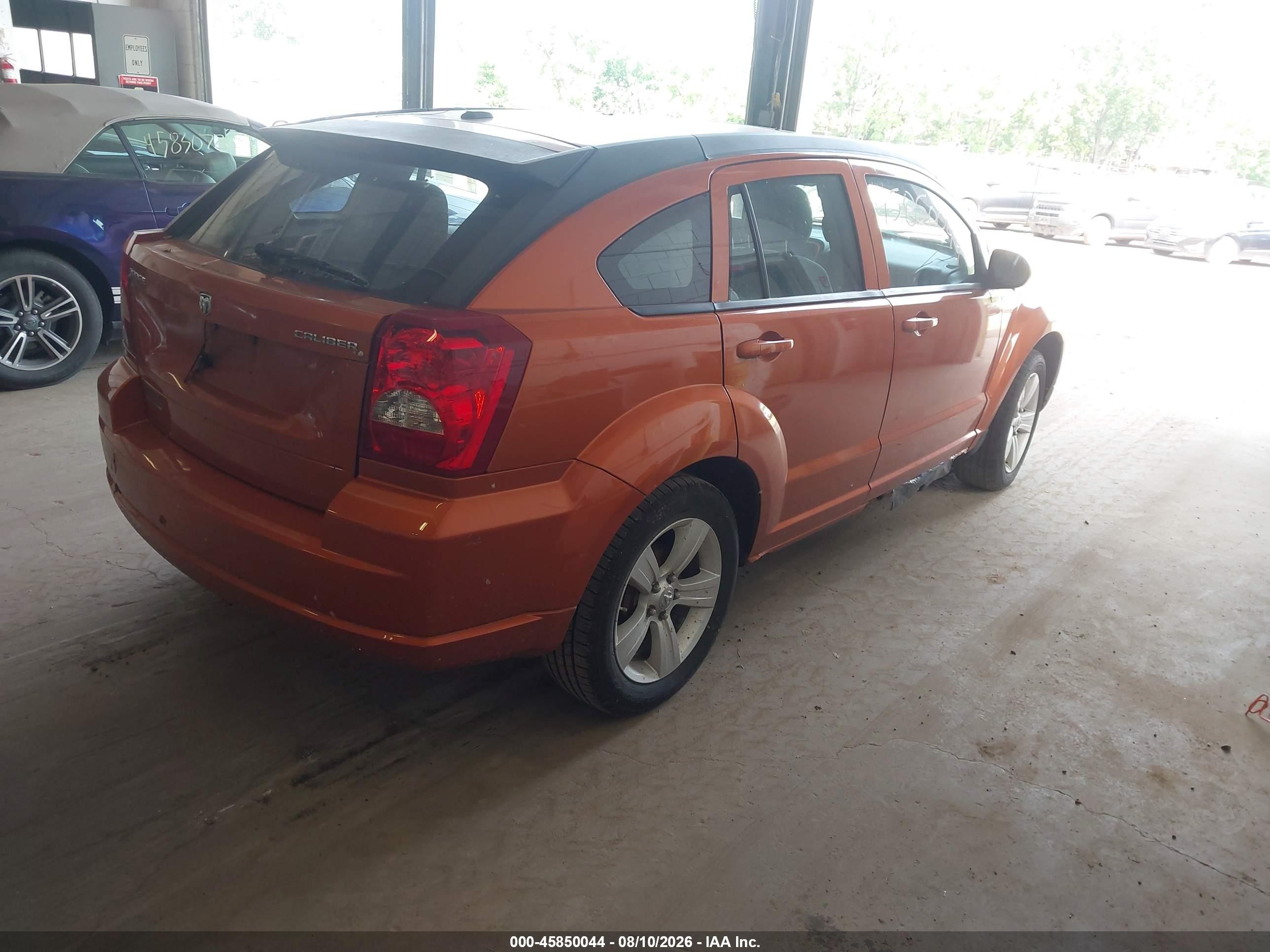 2011 Dodge Caliber Mainstreet Orange vin: 1B3CB3HAXBD234293