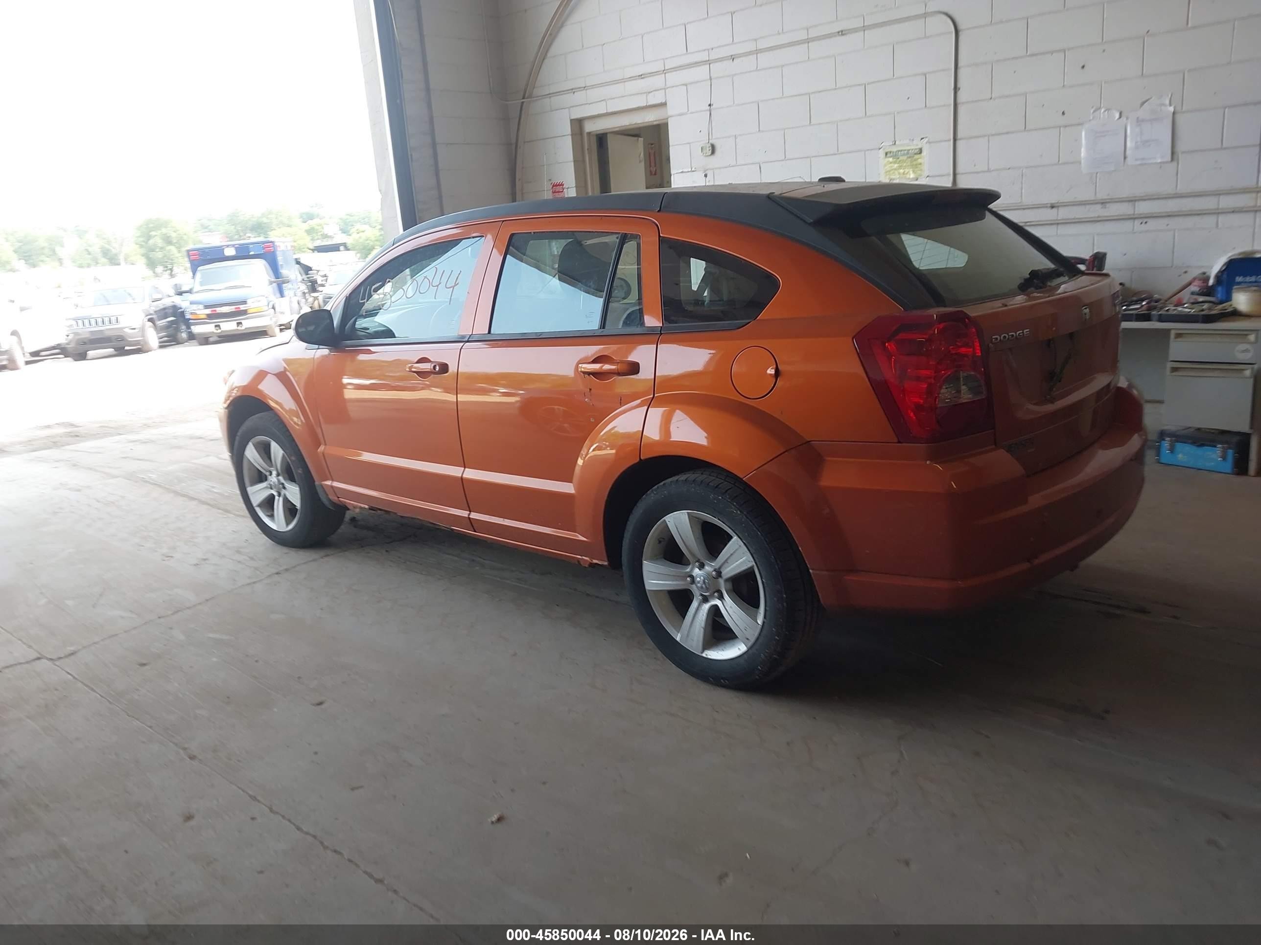 2011 Dodge Caliber Mainstreet Orange vin: 1B3CB3HAXBD234293