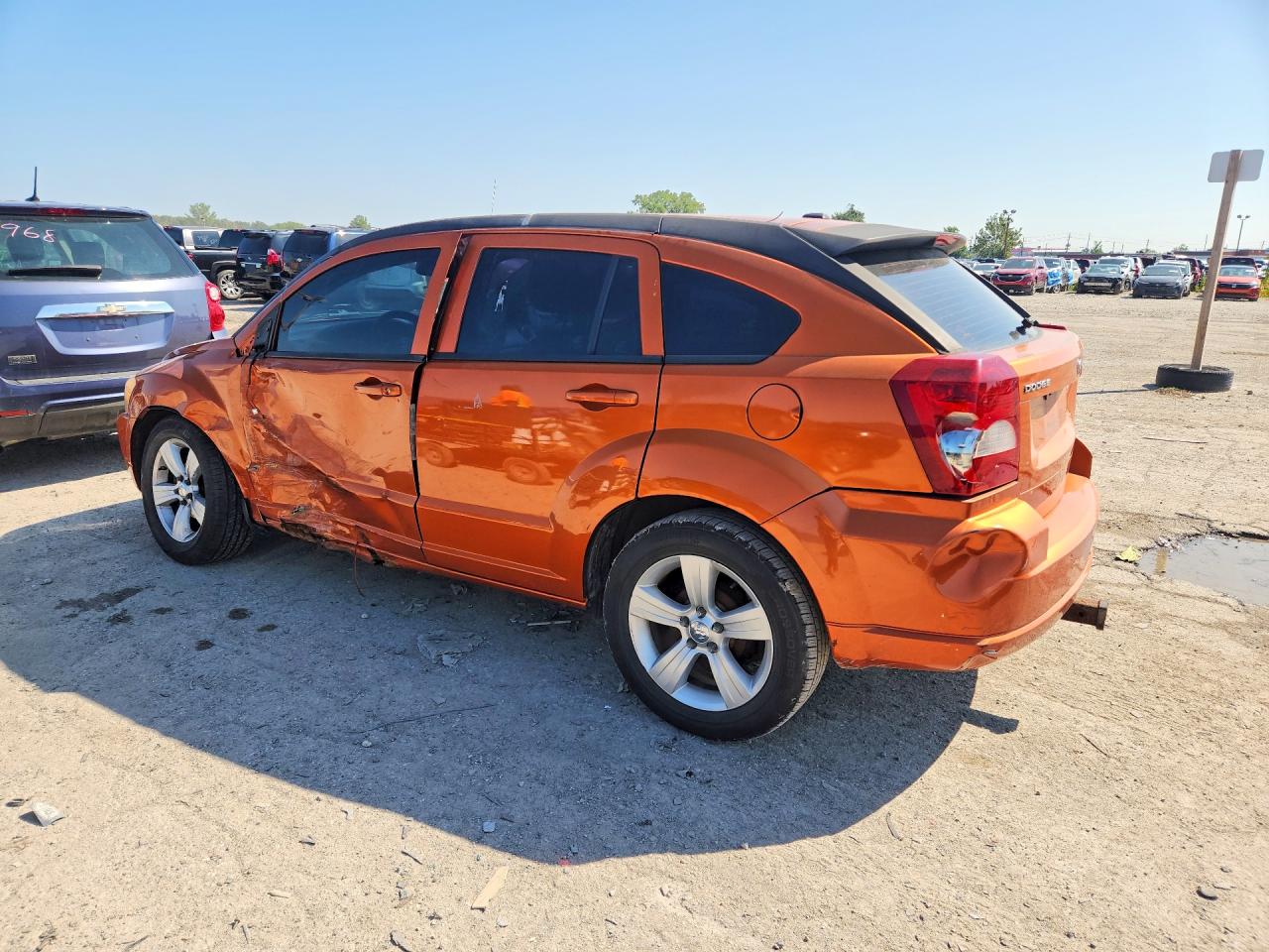 2011 Dodge Caliber Mainstreet Orange vin: 1B3CB3HAXBD298396
