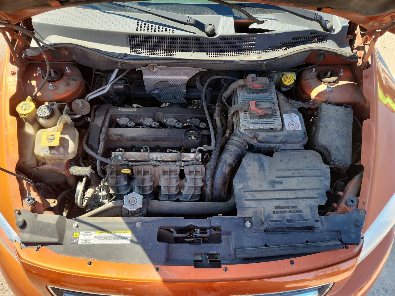 2011 Dodge Caliber Mainstreet Orange vin: 1B3CB3HAXBD298396